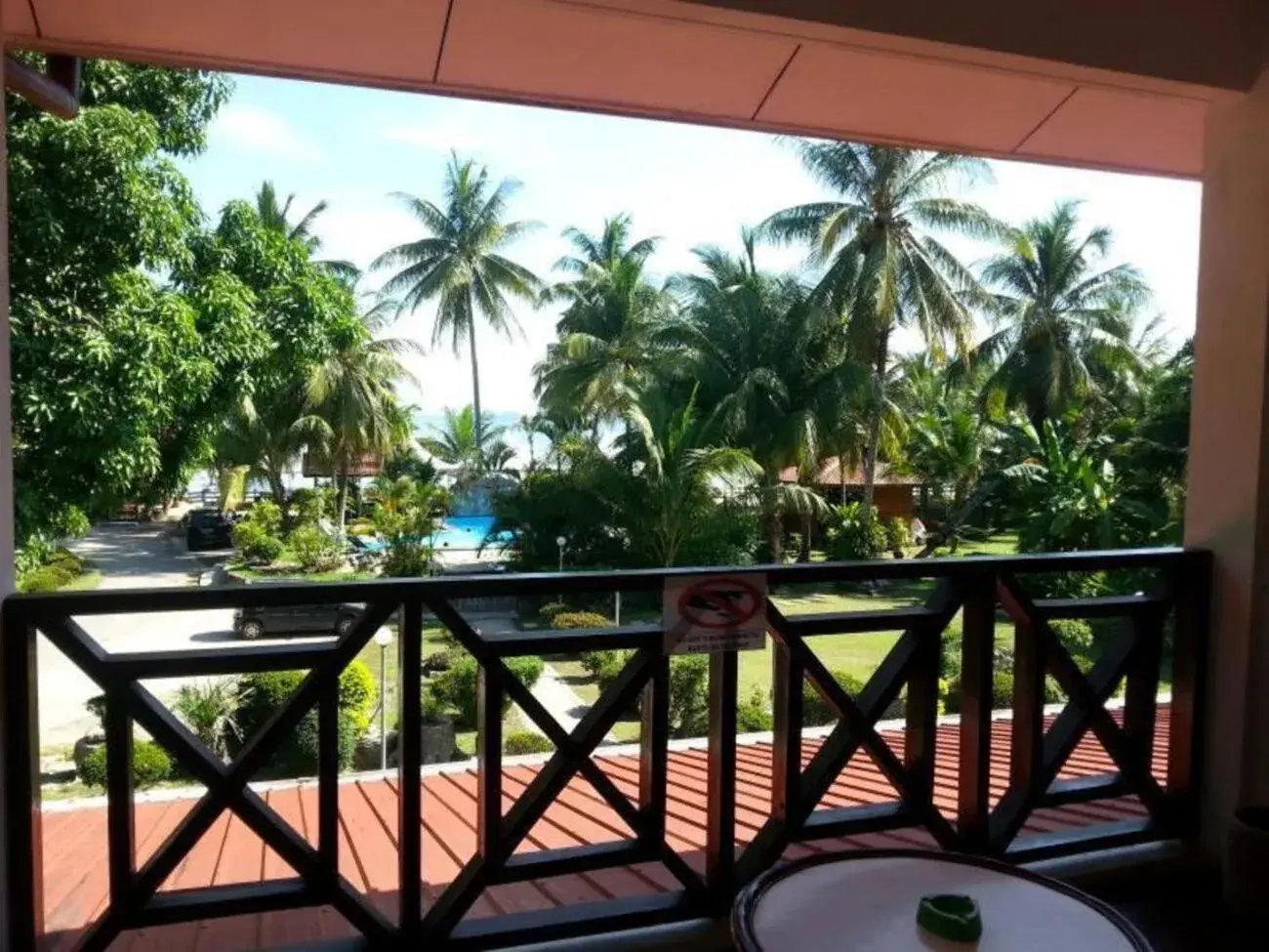 Balcony/Terrace in Seaside Travellers Inn