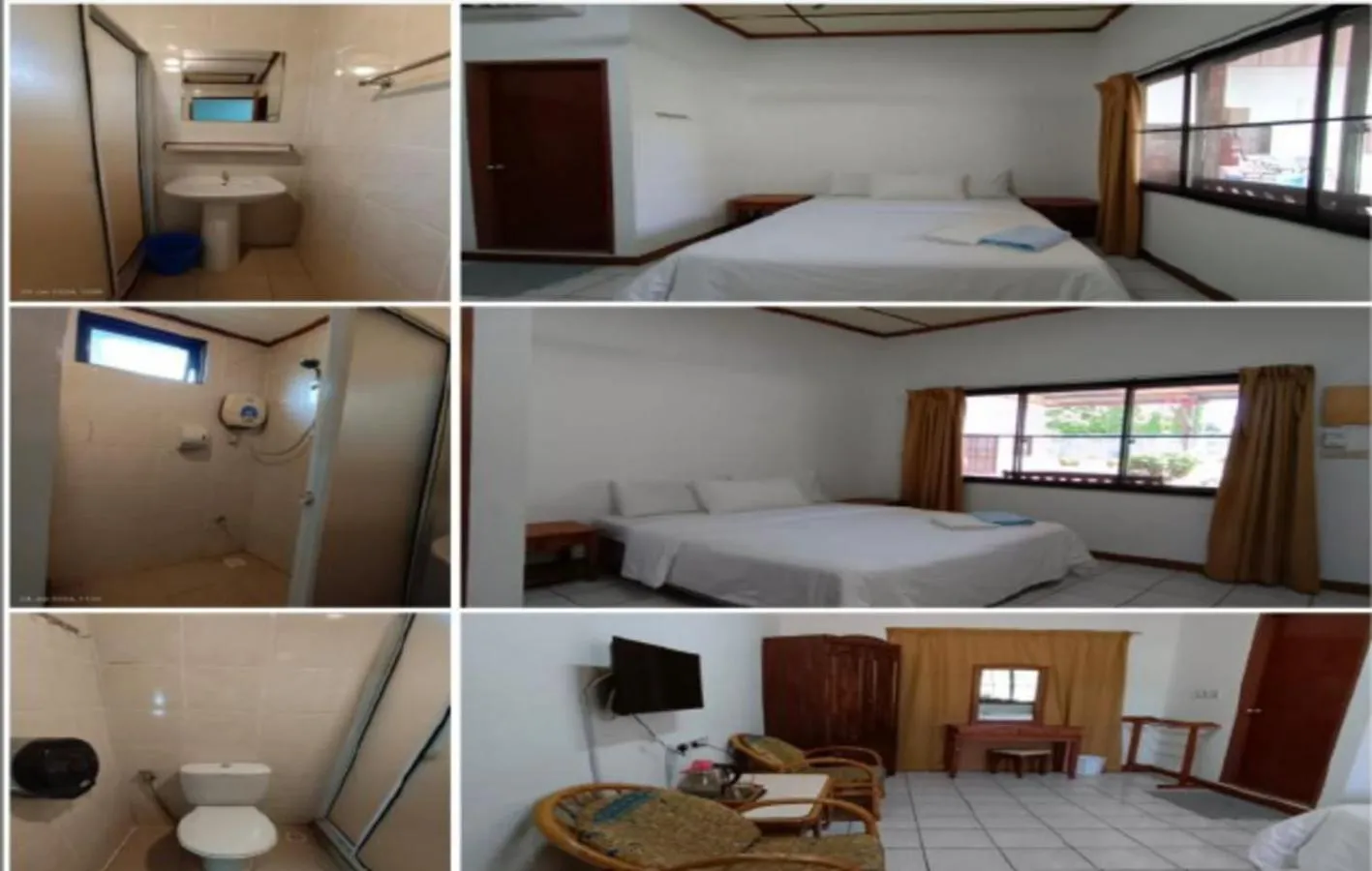 View (from property/room), Bed in Seaside Travellers Inn