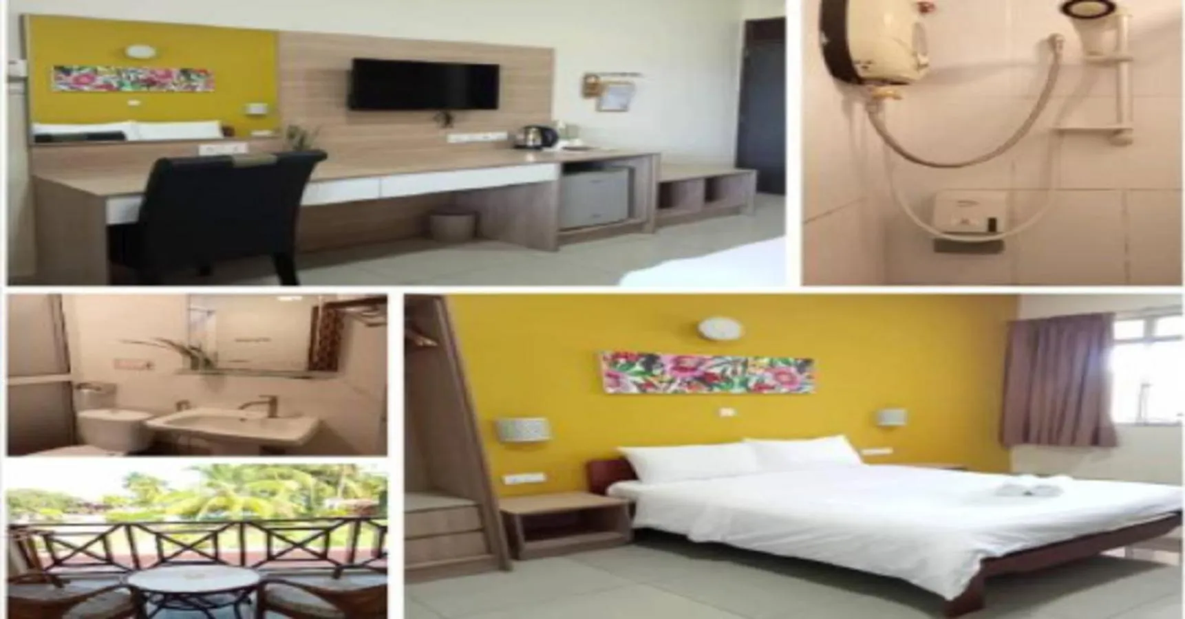 View (from property/room), Bed in Seaside Travellers Inn