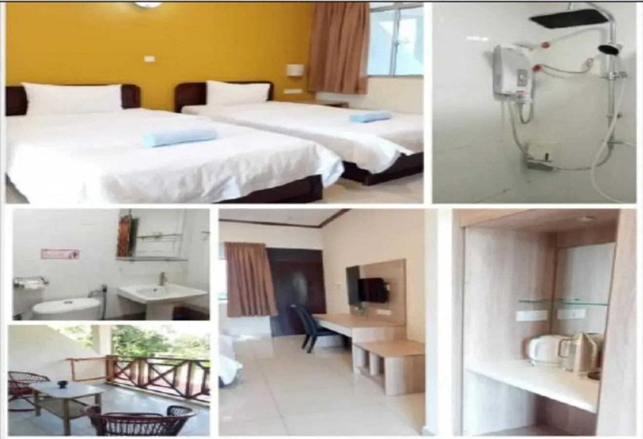 Deluxe Twin Room in Seaside Travellers Inn Deluxe Twin Room in Seaside Travellers Inn