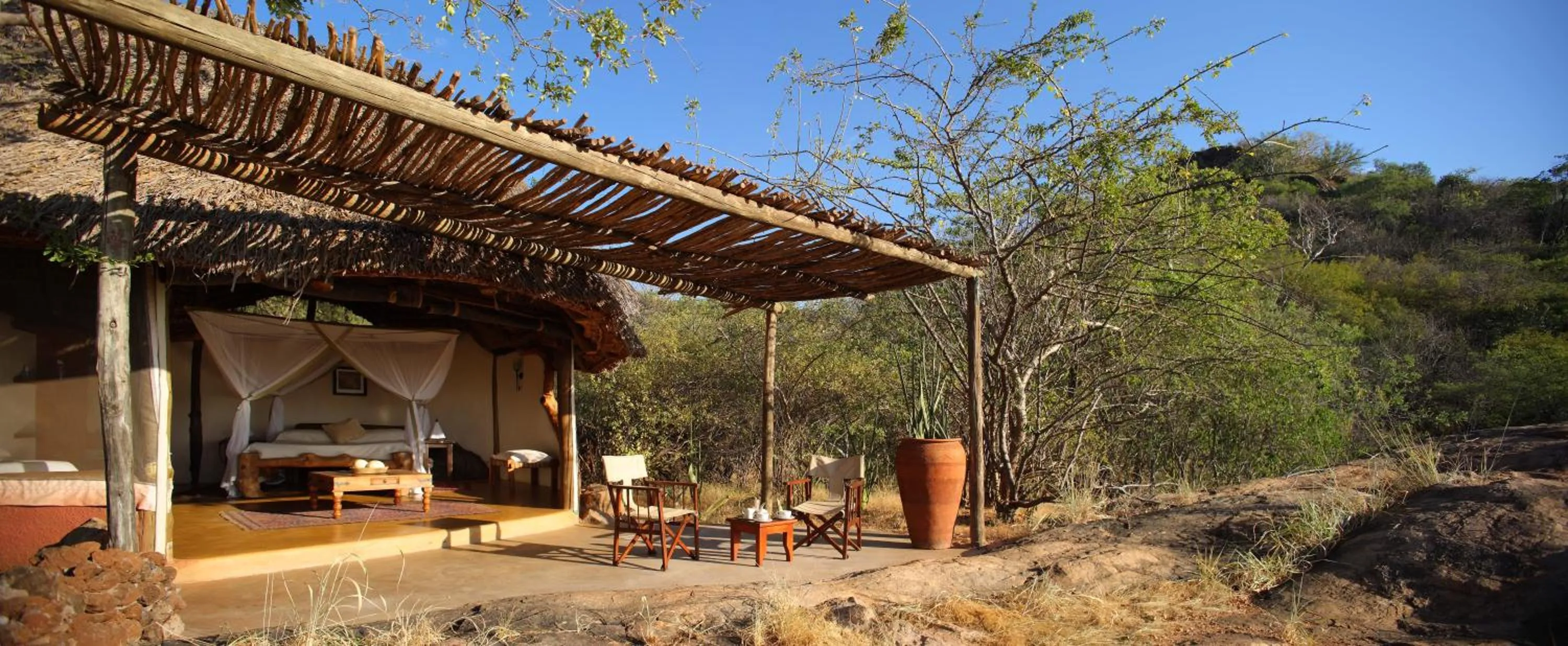 Patio in Elewana Elsa's Kopje