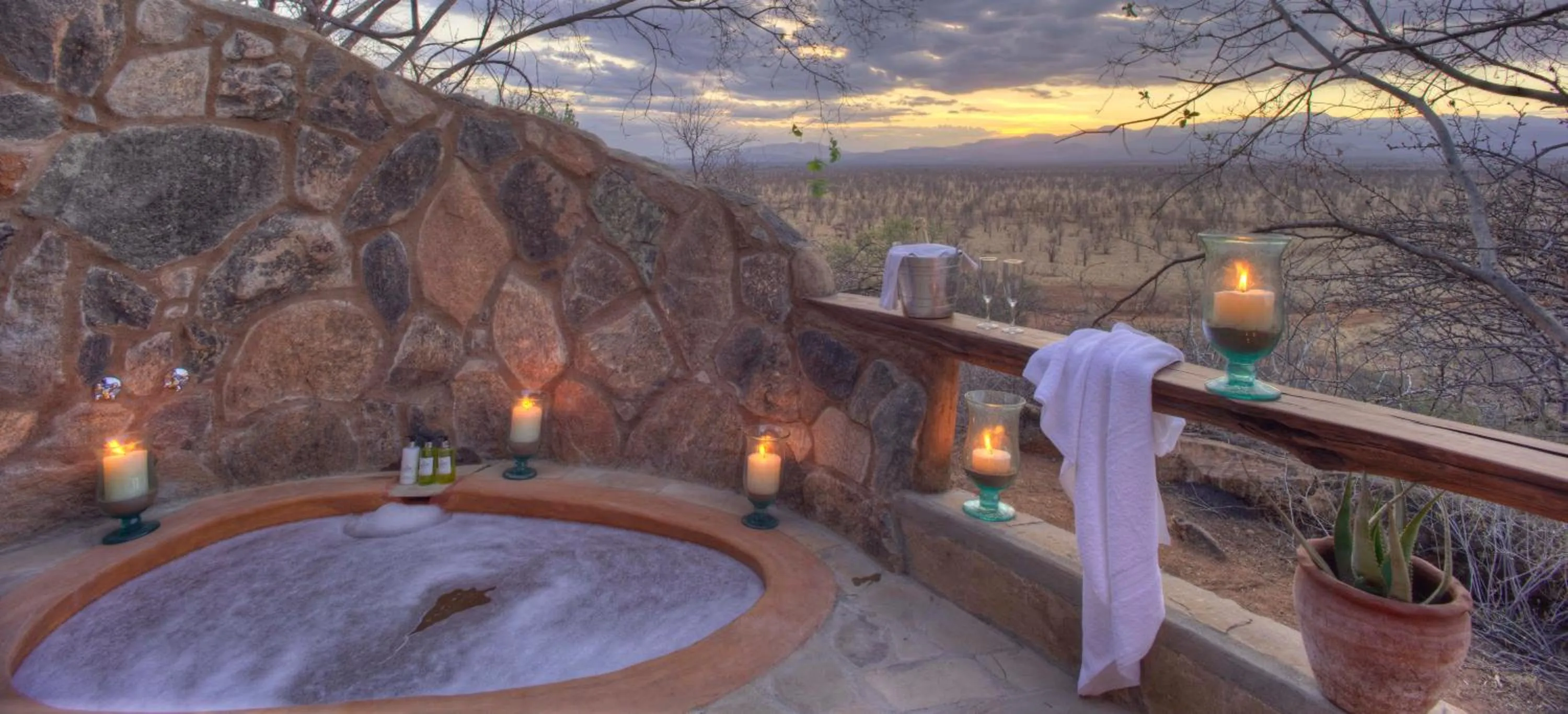 Hot Tub in Elewana Elsa's Kopje