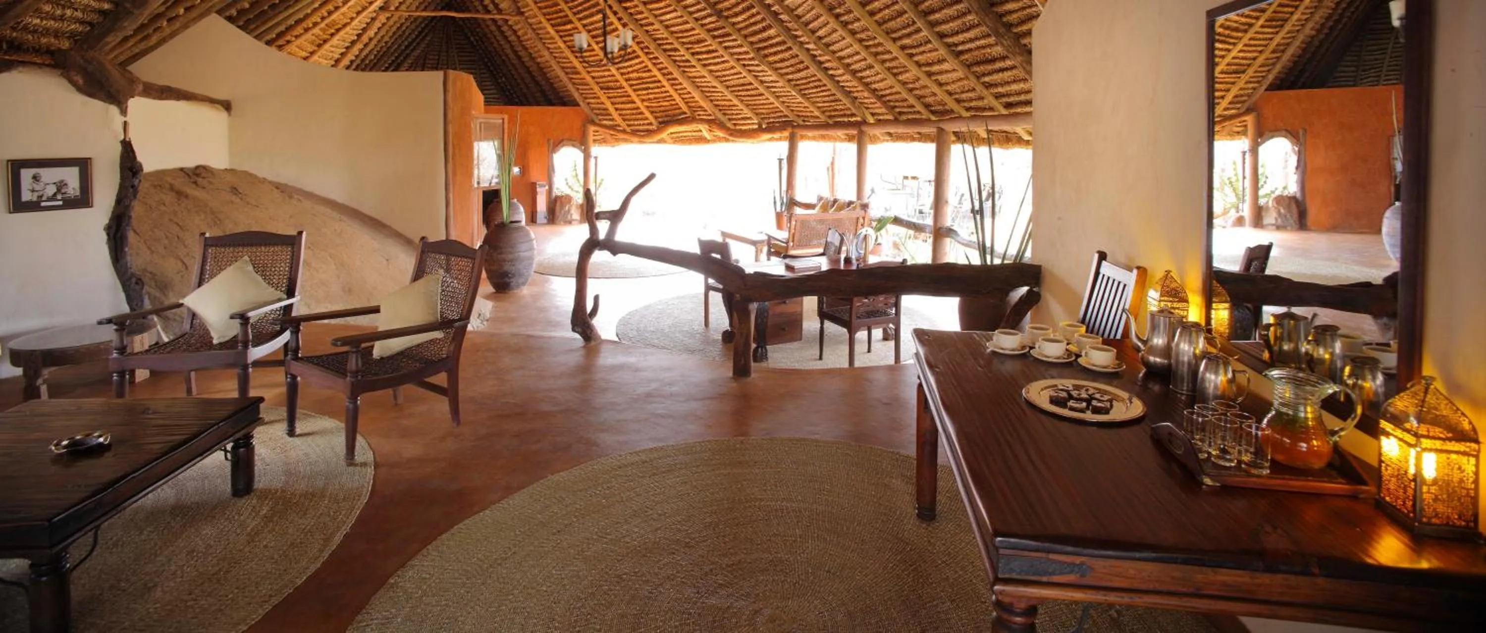 Seating area in Elewana Elsa's Kopje