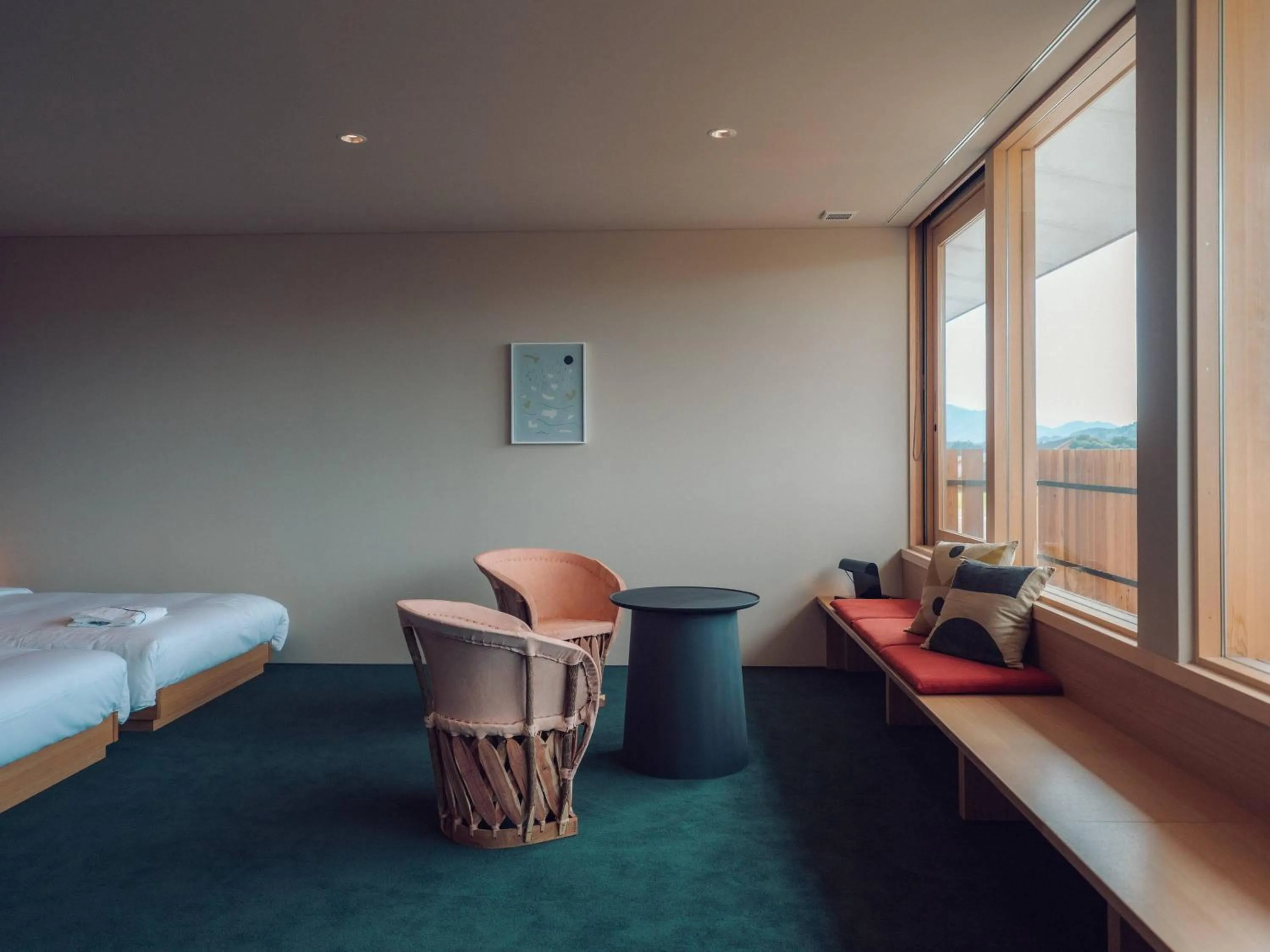 Decorative detail, Bed in Hatago Vison