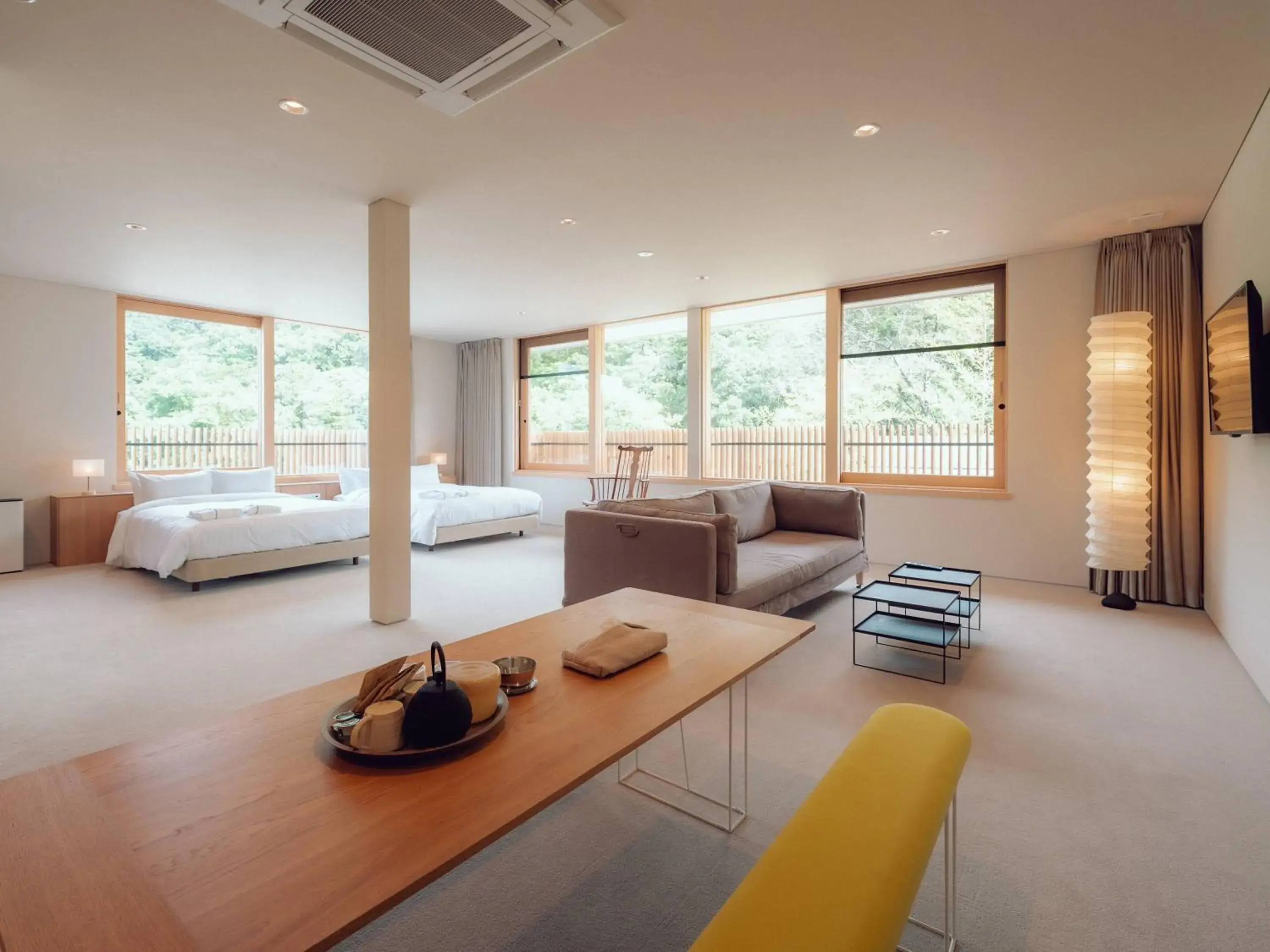 Concept Twin Room Kuruminoki - single occupancy in Hatago Vison Concept Twin Room Kuruminoki - single occupancy in Hatago Vison