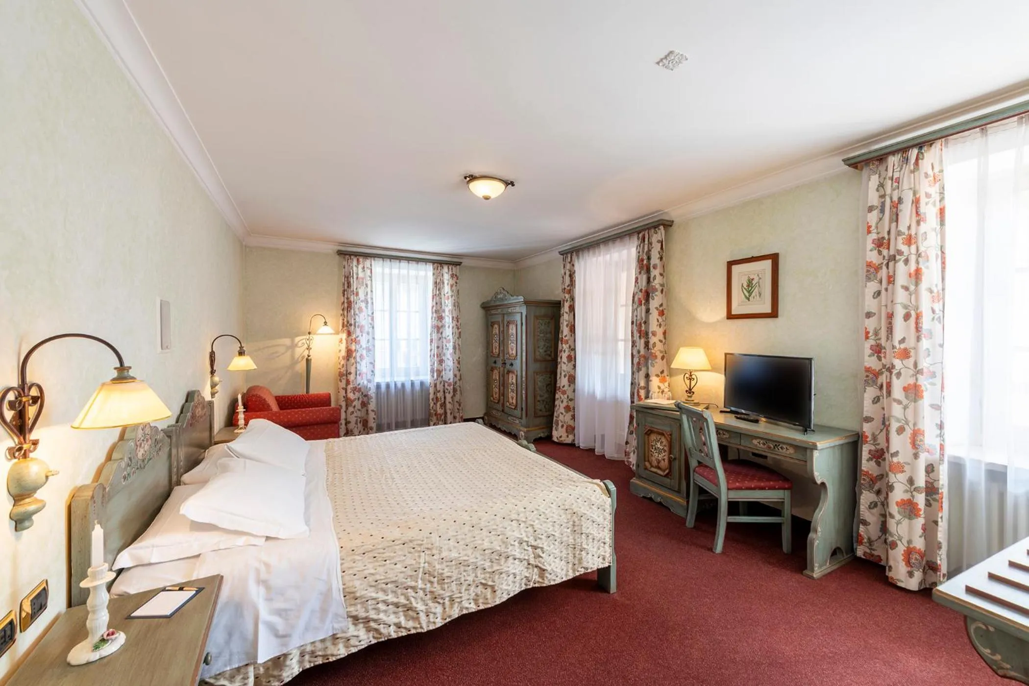 Bed in Hotel Relais Orsingher