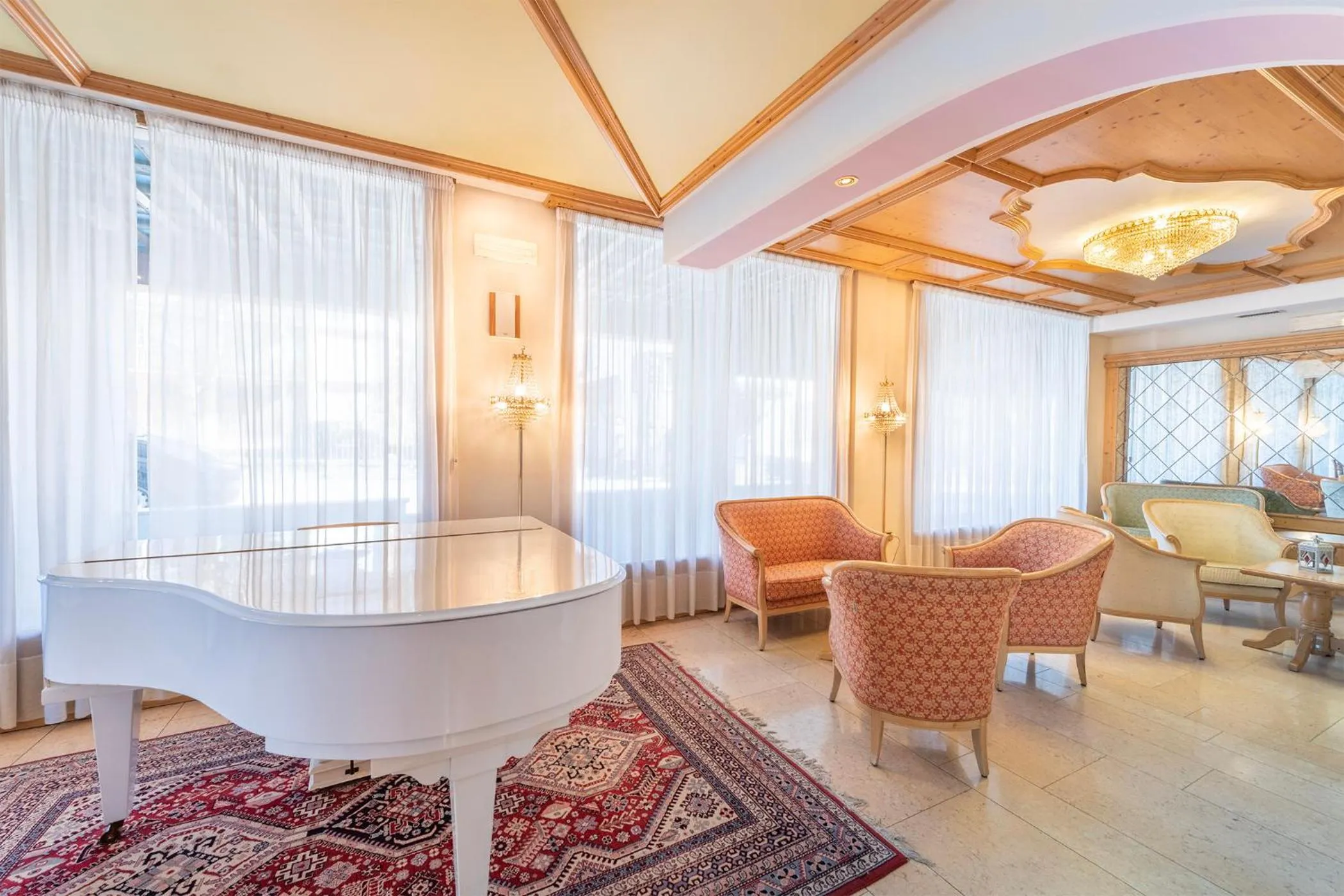 Living room in Hotel Relais Orsingher