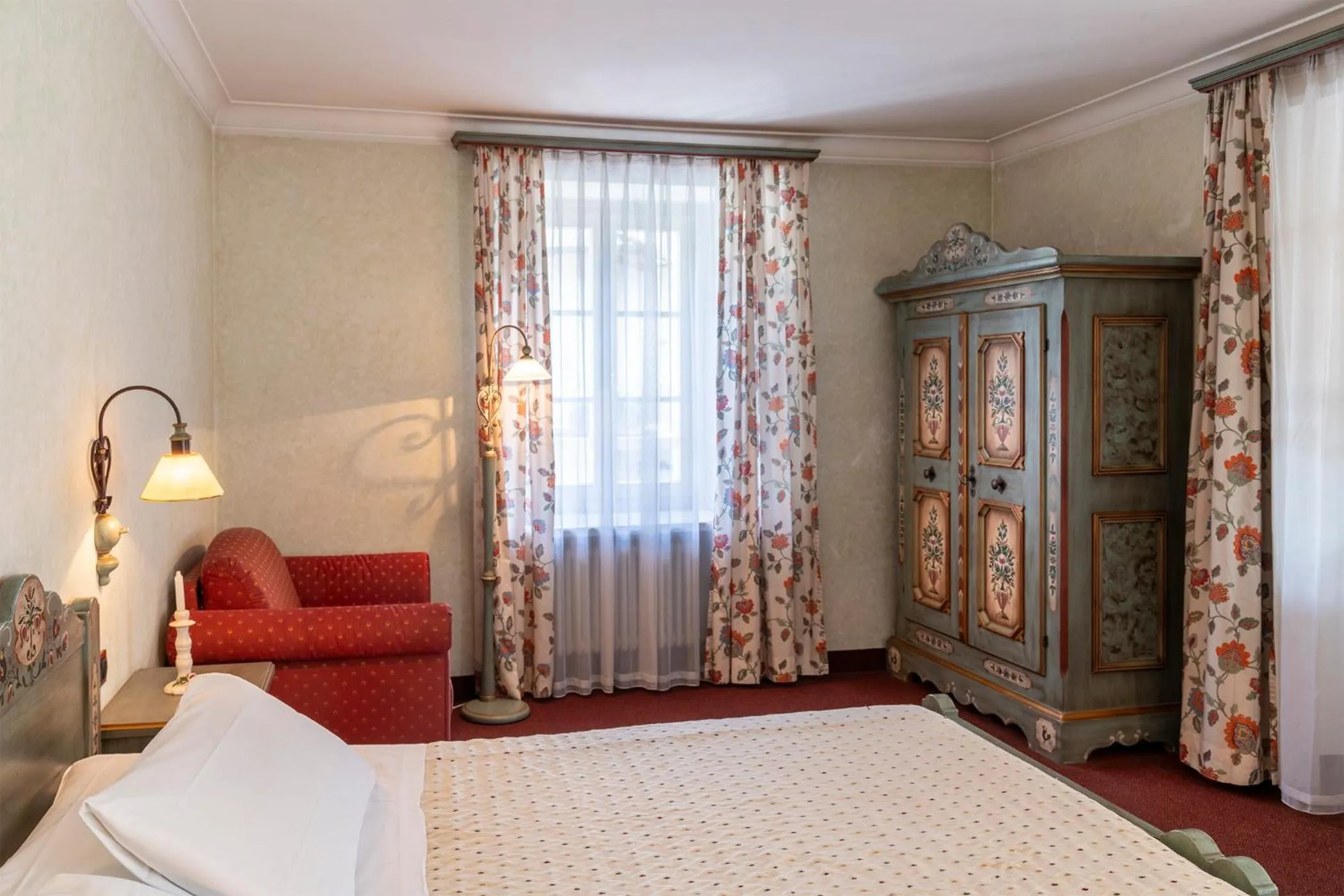 Bed in Hotel Relais Orsingher