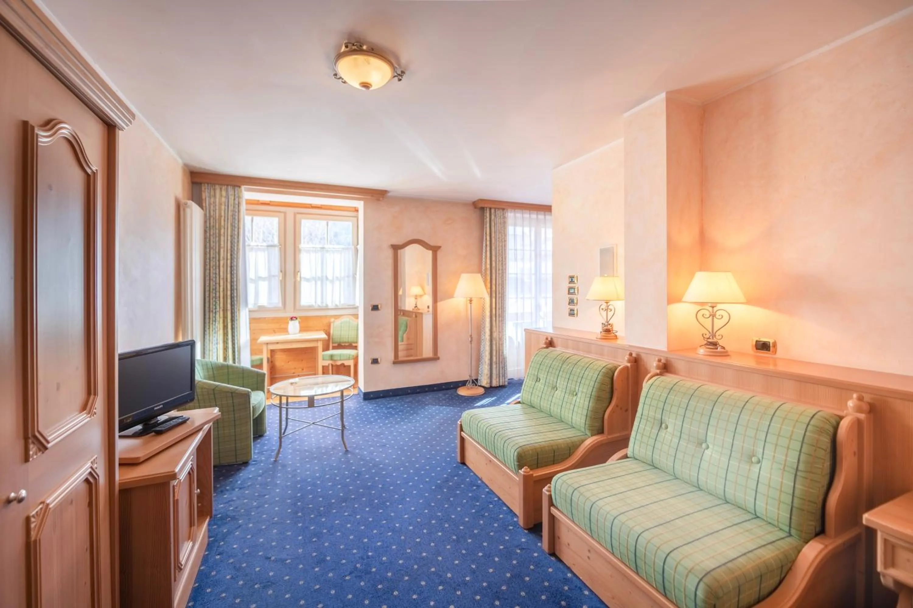 Living room in Hotel Relais Orsingher