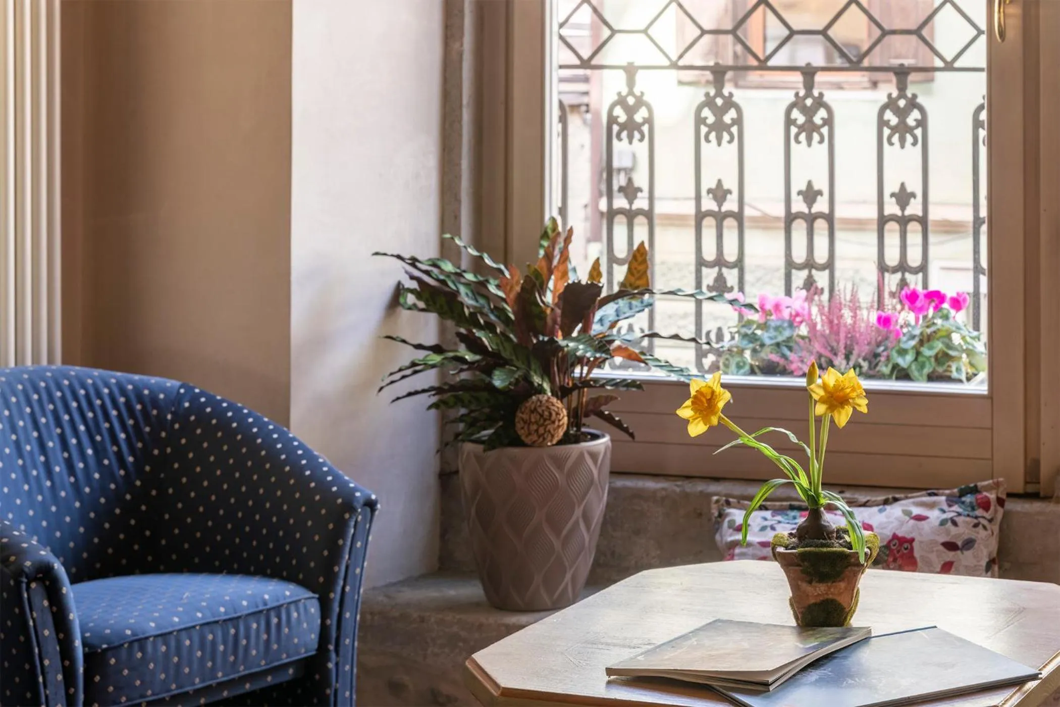 Living room in Hotel Relais Orsingher