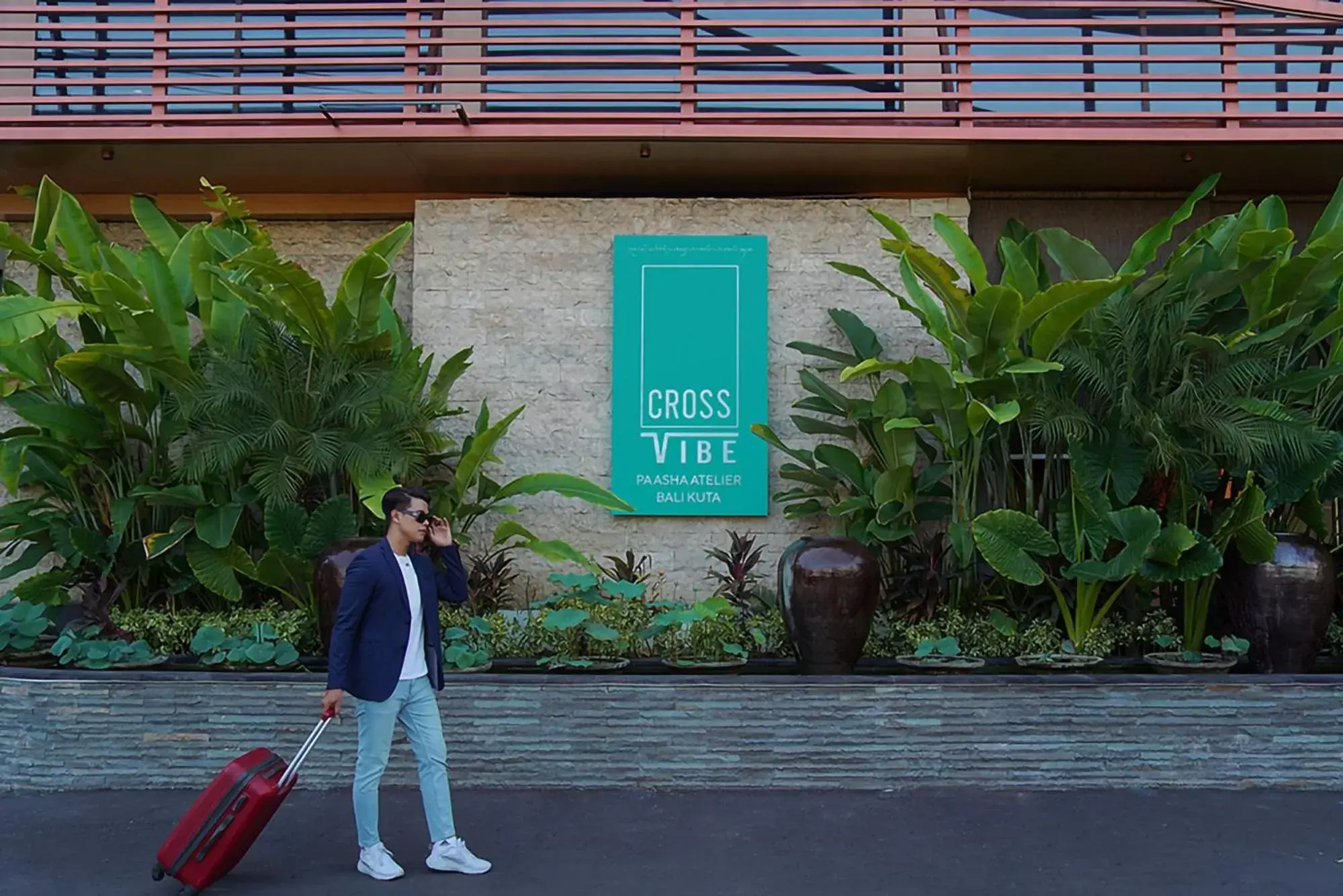 Facade/entrance in Cross Vibe Paasha Atelier Bali Kuta Facade/entrance in Cross Vibe Paasha Atelier Bali Kuta