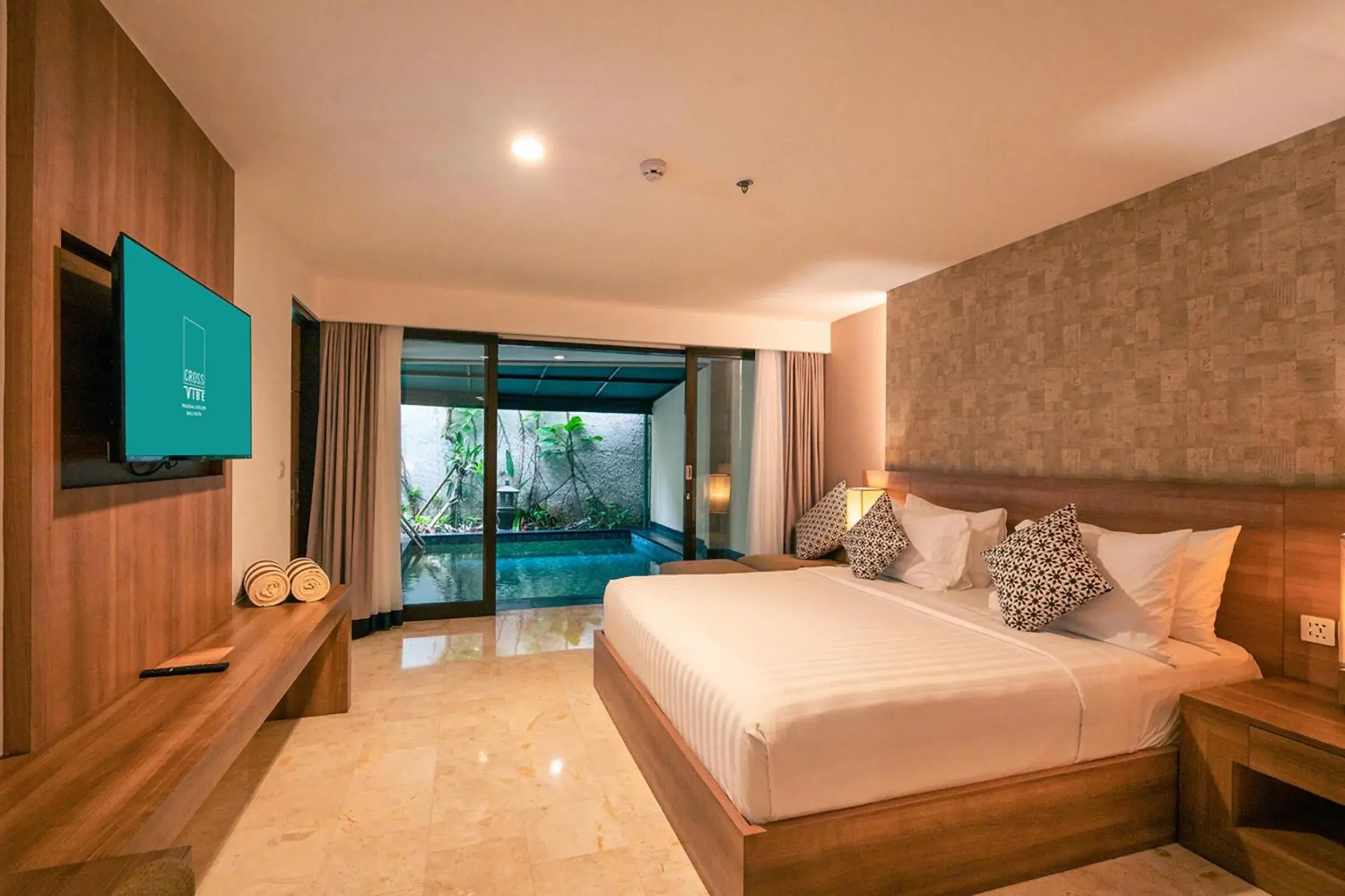 Bedroom, Bed in Cross Vibe Paasha Atelier Bali Kuta Bedroom, Bed in Cross Vibe Paasha Atelier Bali Kuta