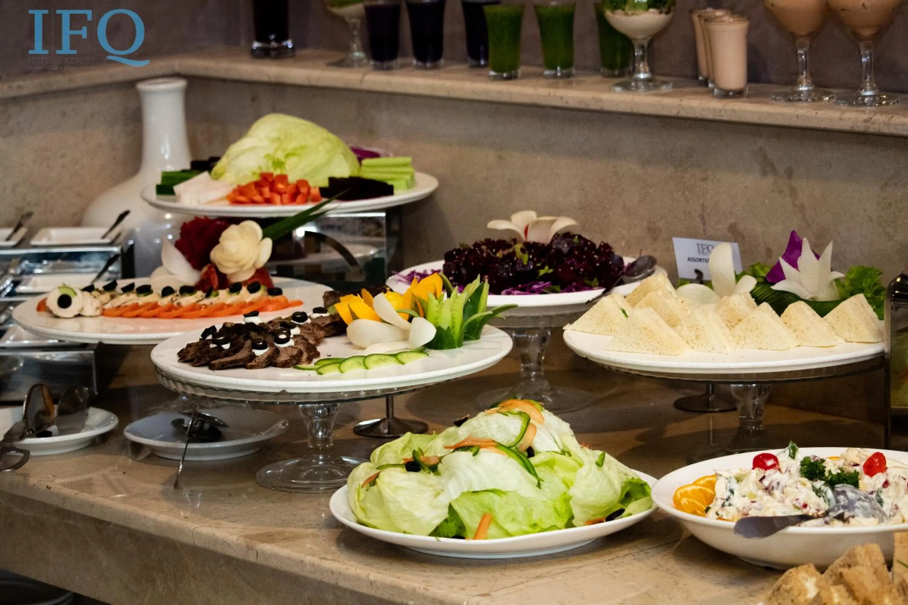 Food and drinks in IFQ Hotel & Resort Islamabad