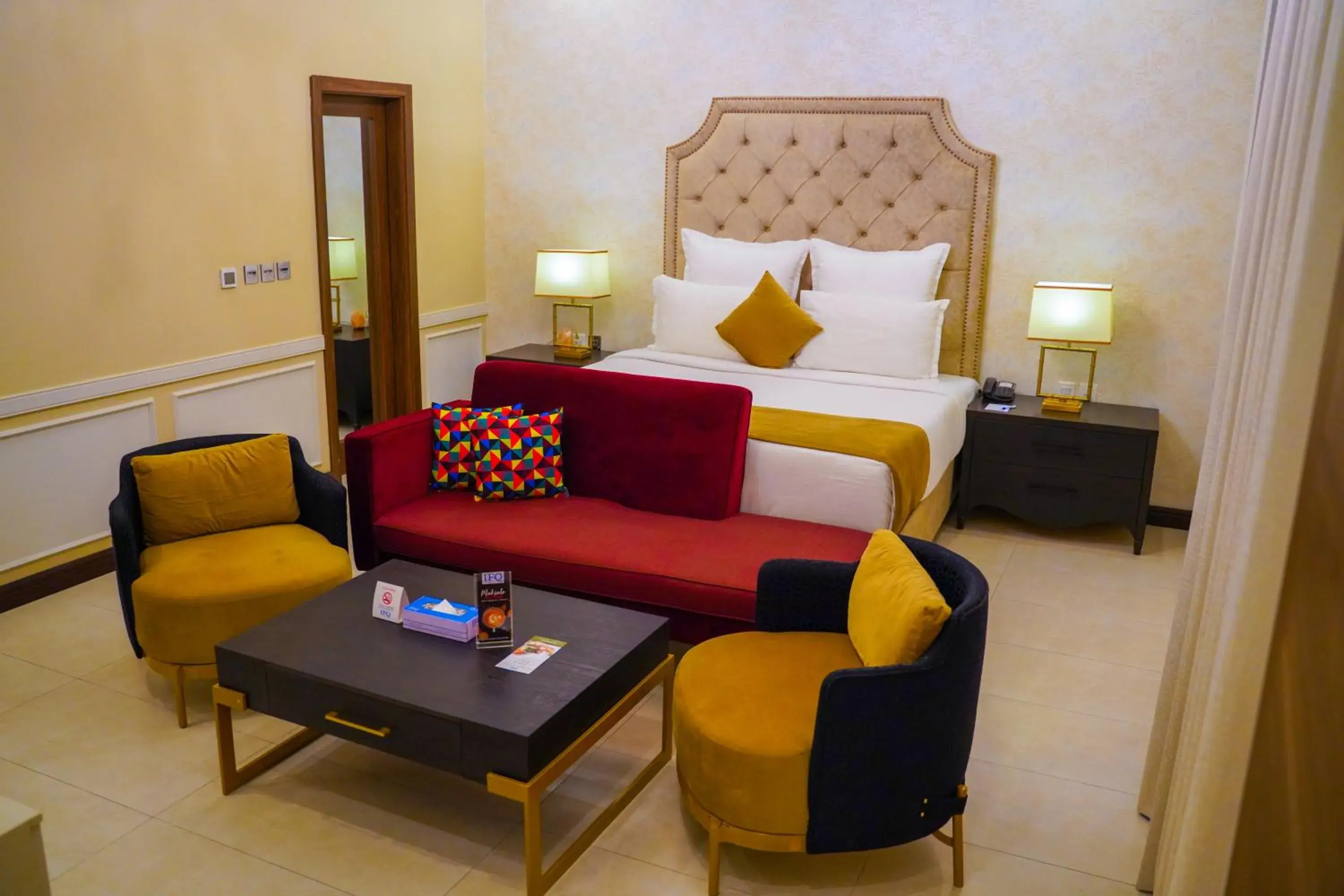 Bed in IFQ Hotel & Resort Islamabad Bed in IFQ Hotel & Resort Islamabad