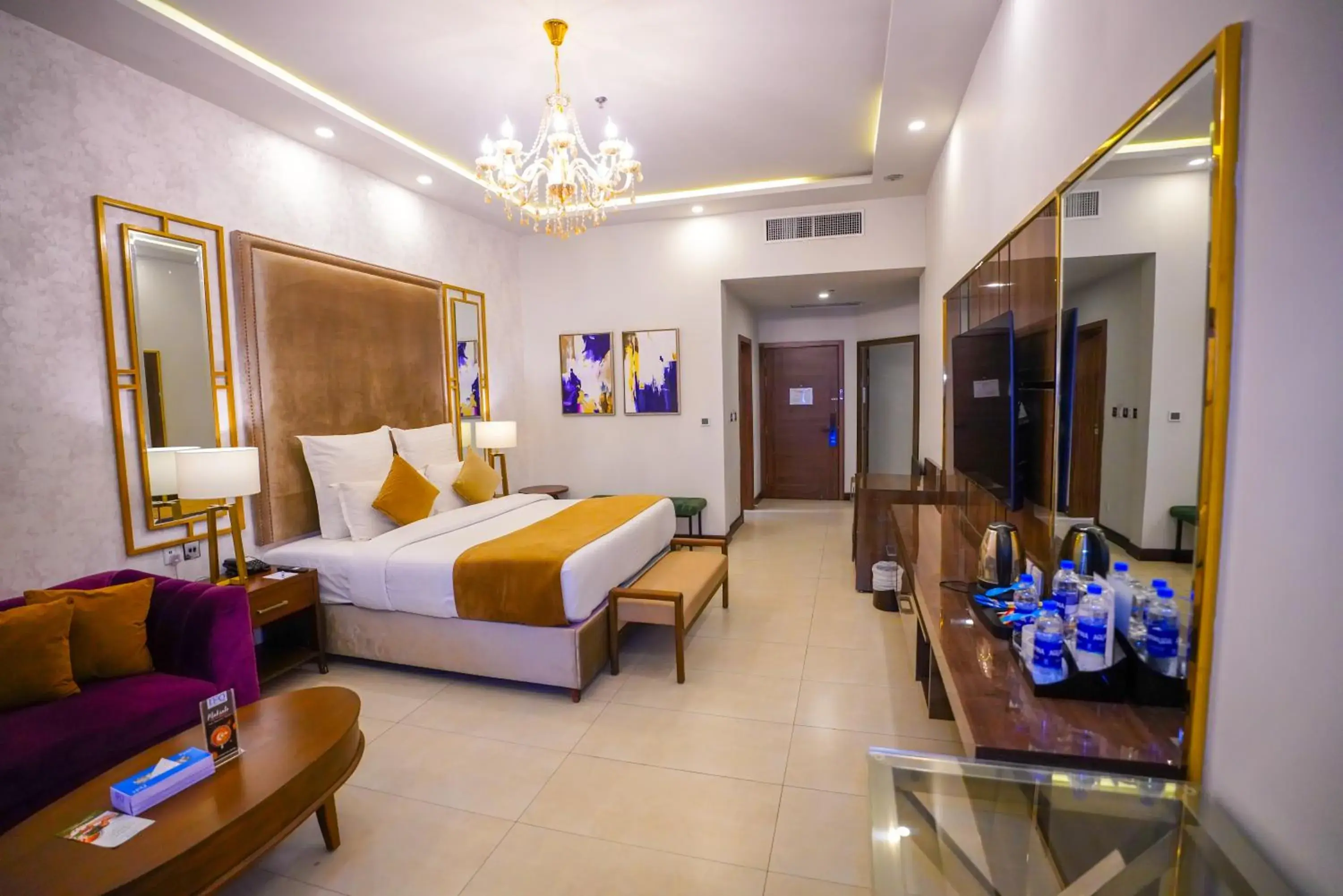 Bed in IFQ Hotel & Resort Islamabad Bed in IFQ Hotel & Resort Islamabad