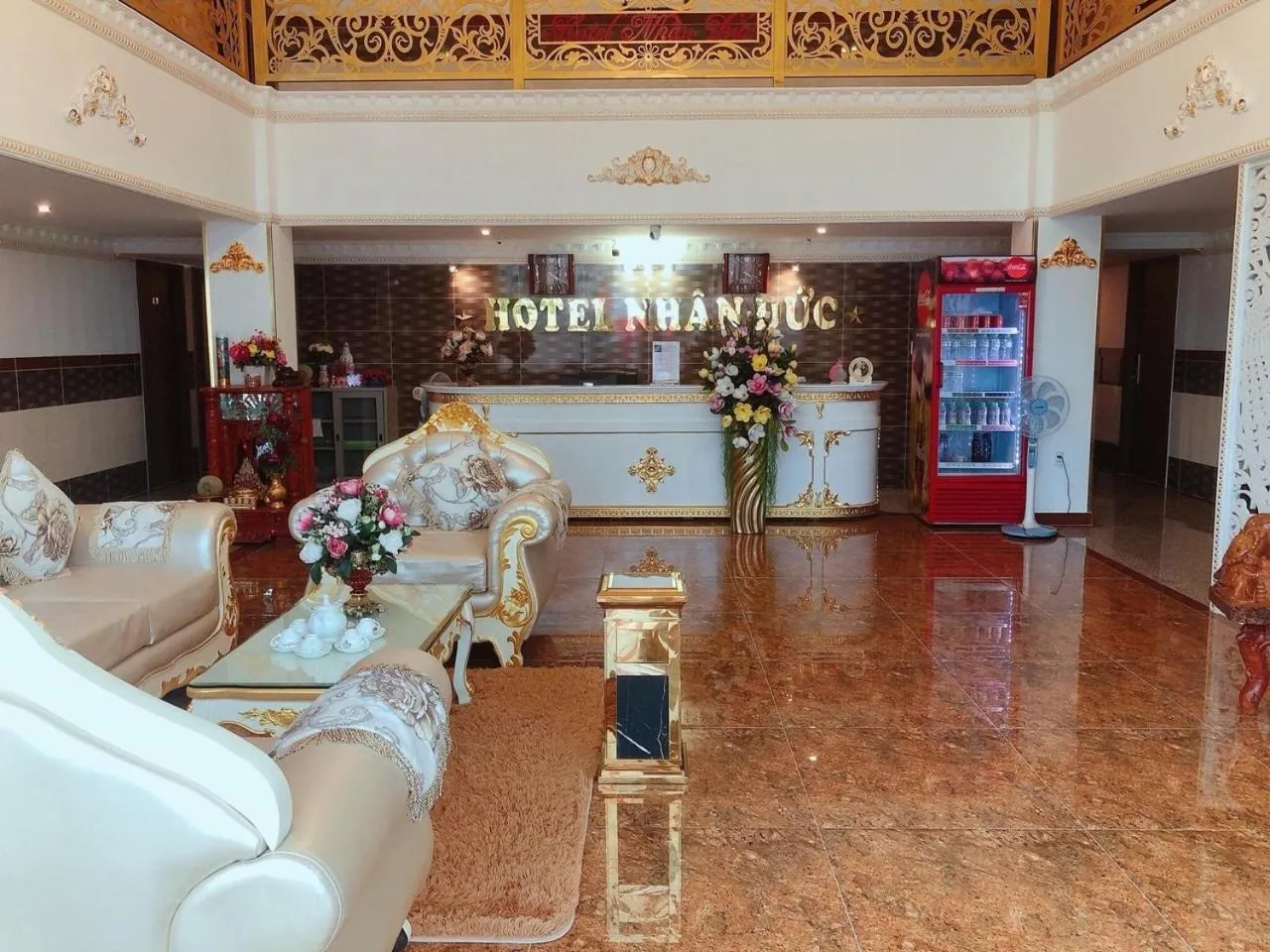 Lobby or reception in Nhan Duc Hotel