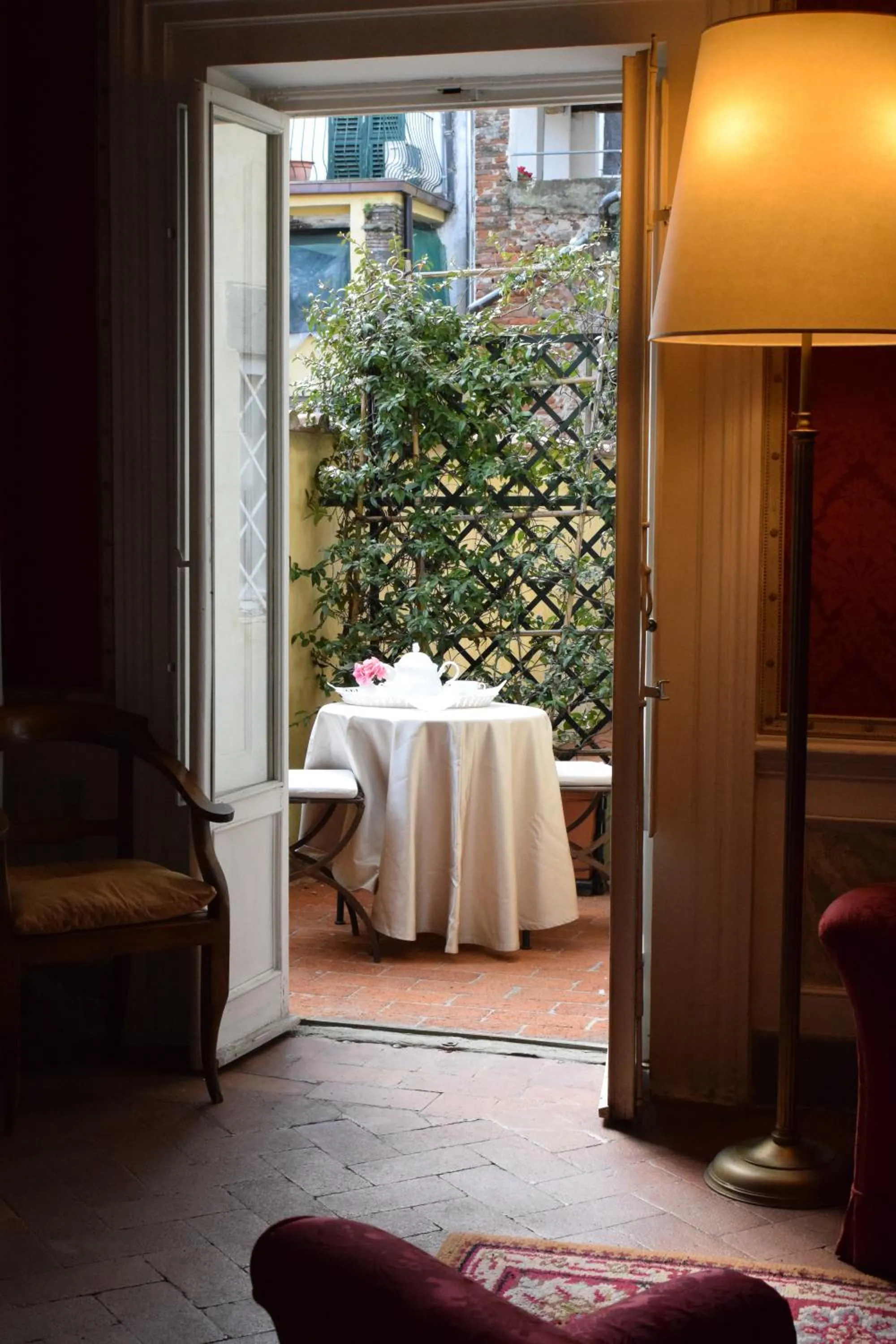 Balcony/Terrace in Palazzo Tucci Residenza d'epoca