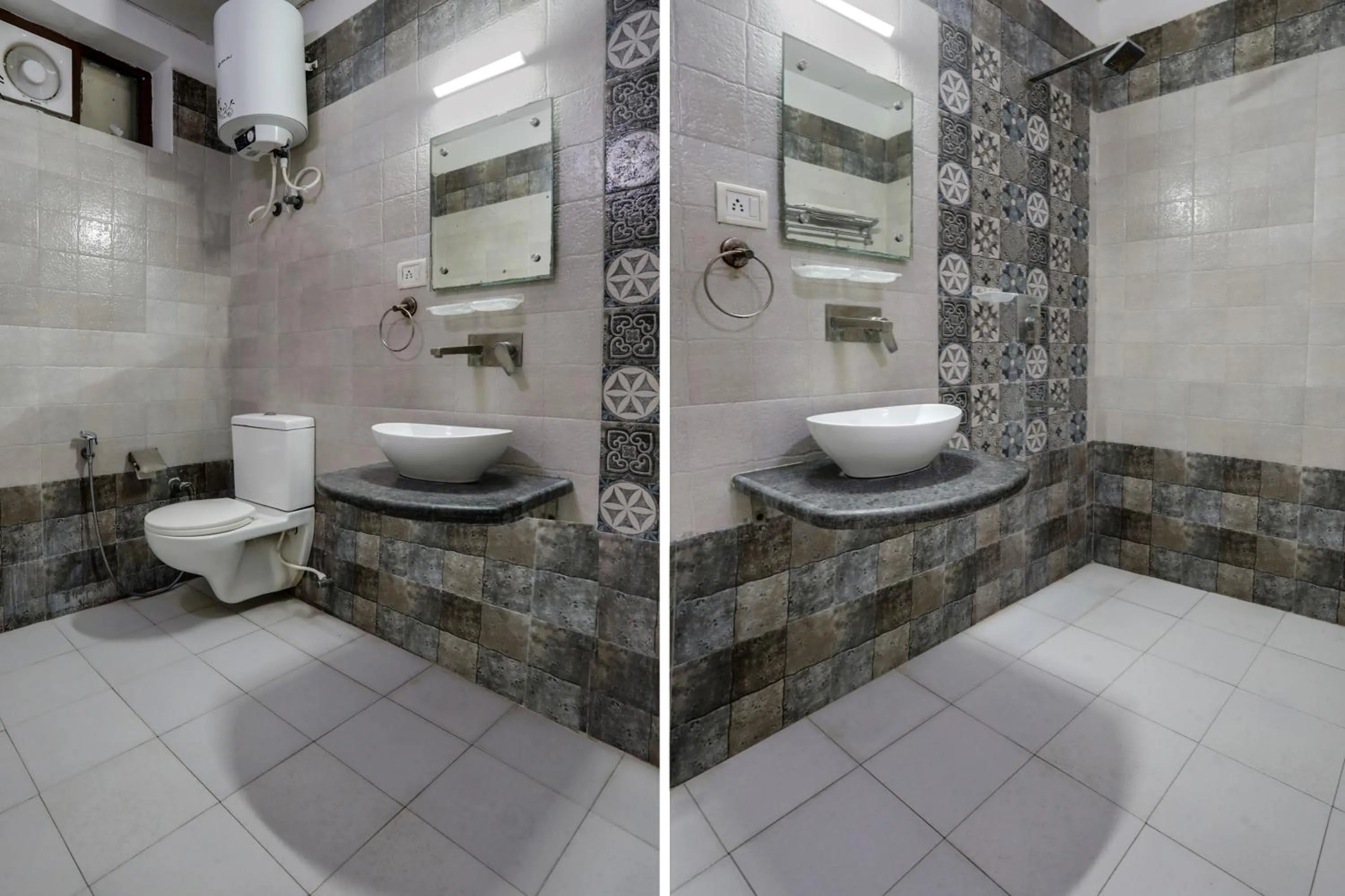 Bathroom in Super Hotel O Tajganj Near Taj Mahal West Gate