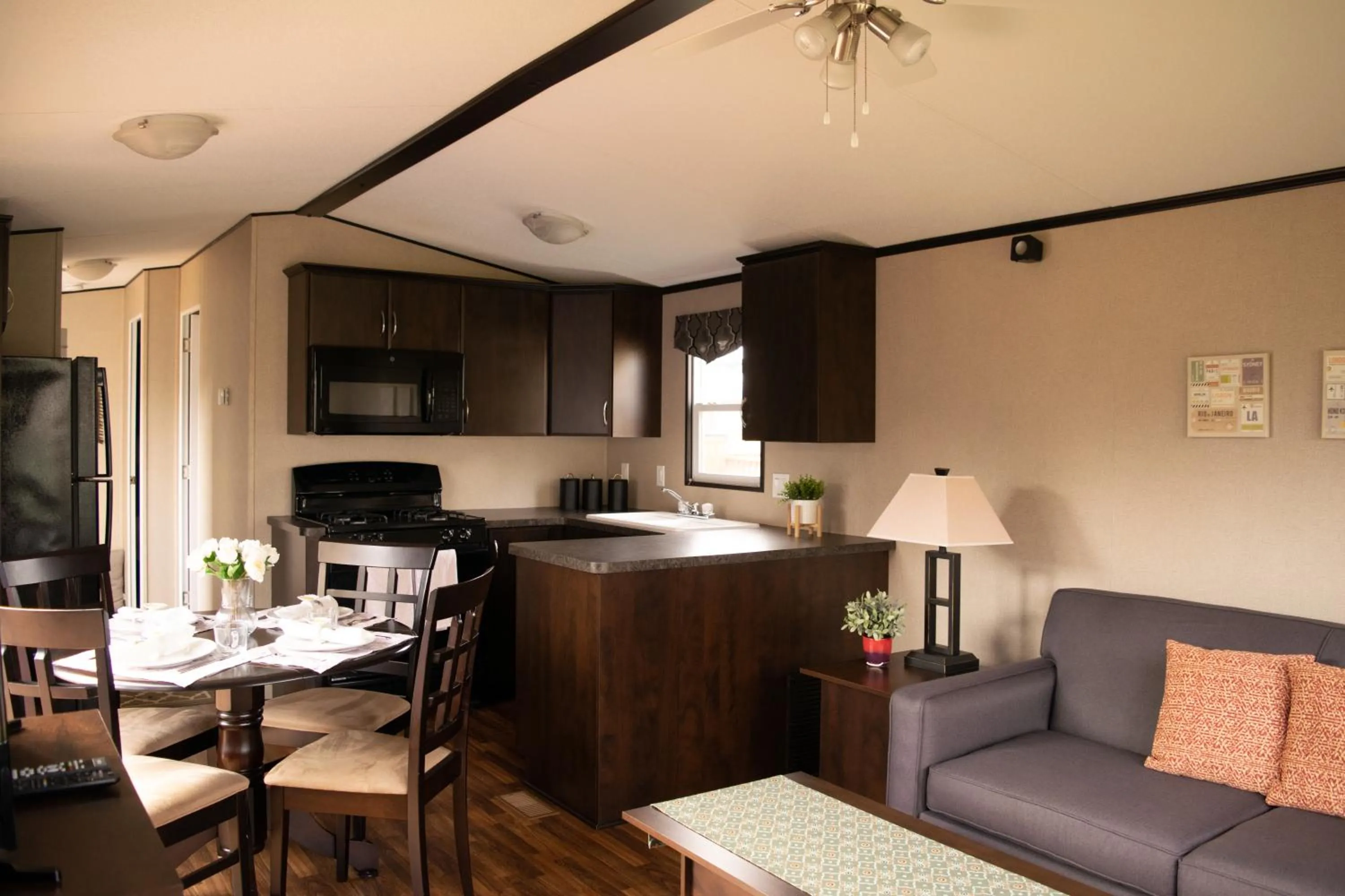Kitchen or kitchenette in Vine Ridge Resort - Cottages