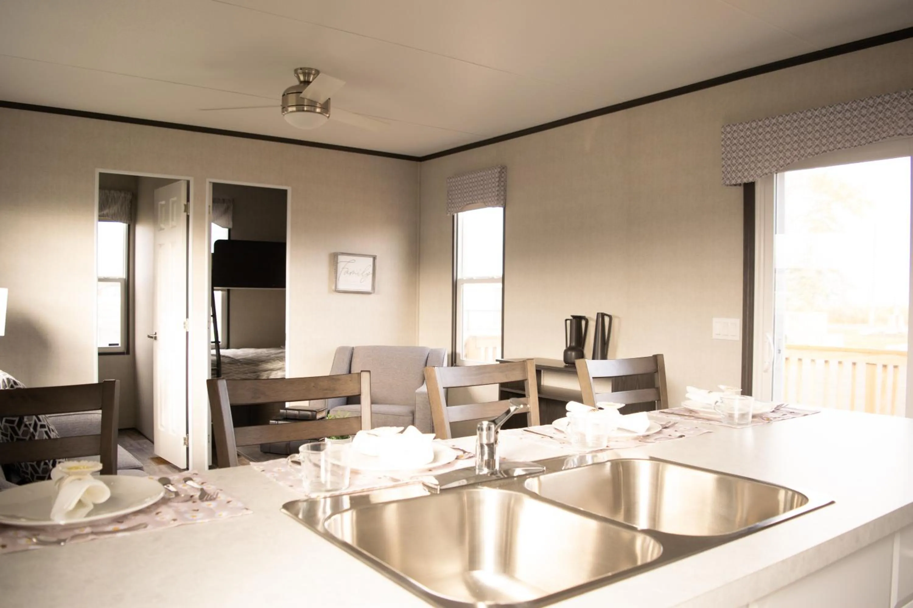 Kitchen or kitchenette in Vine Ridge Resort - Cottages