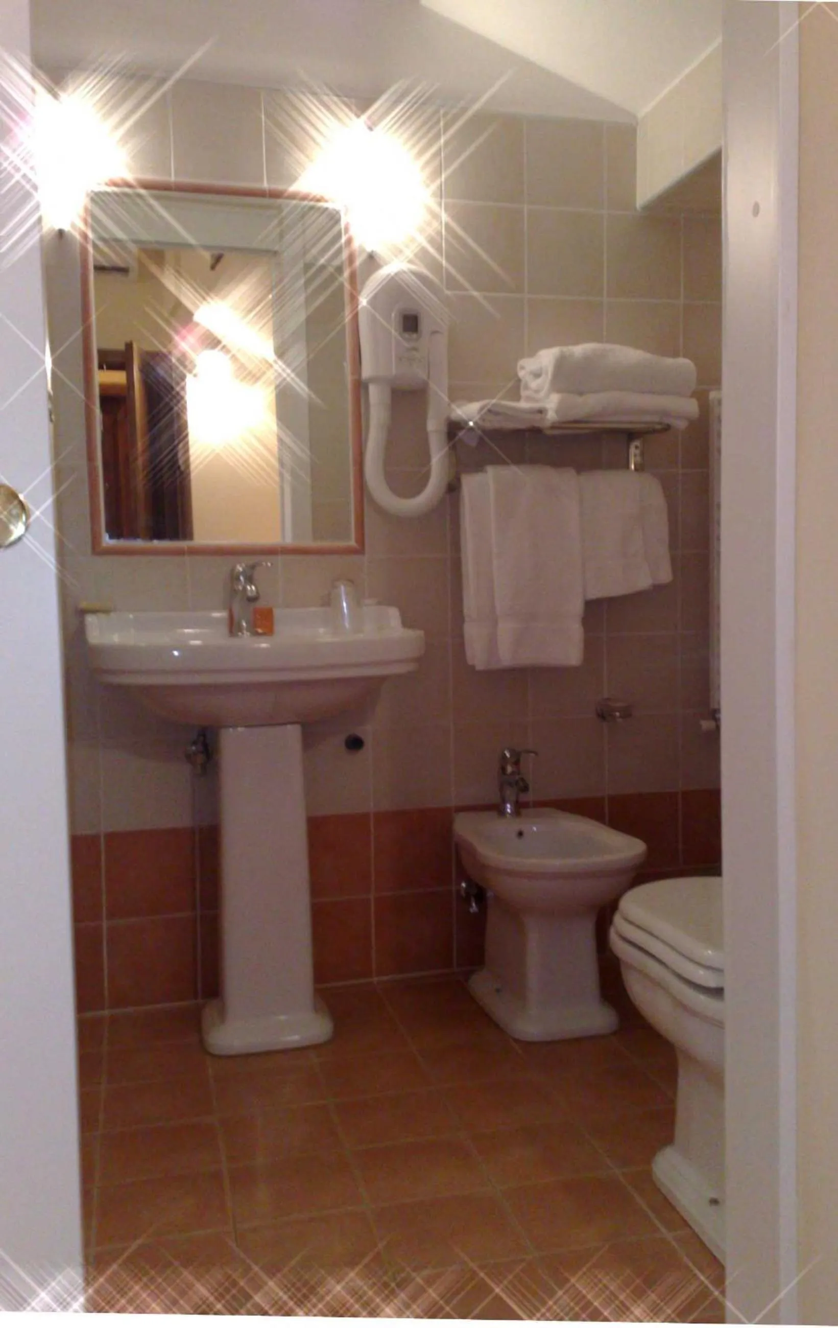 Bathroom in Locanda Il Gallo