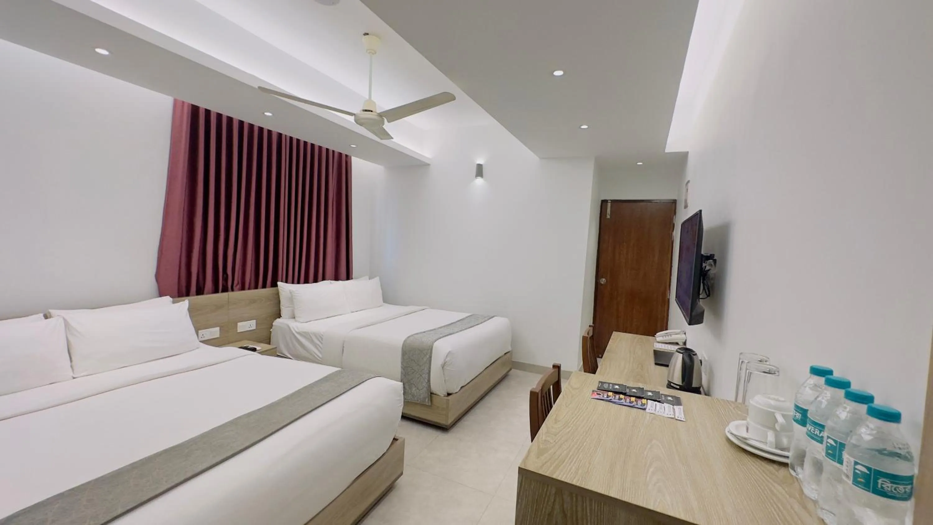 Bed in Priyo Nibash Stylish Residential Hotel