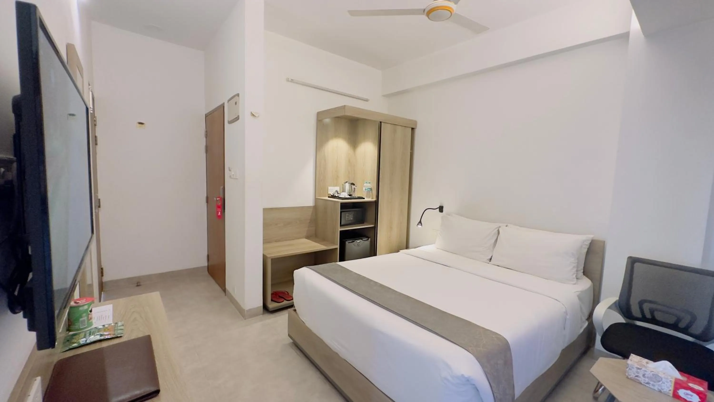 Bed in Priyo Nibash Stylish Residential Hotel