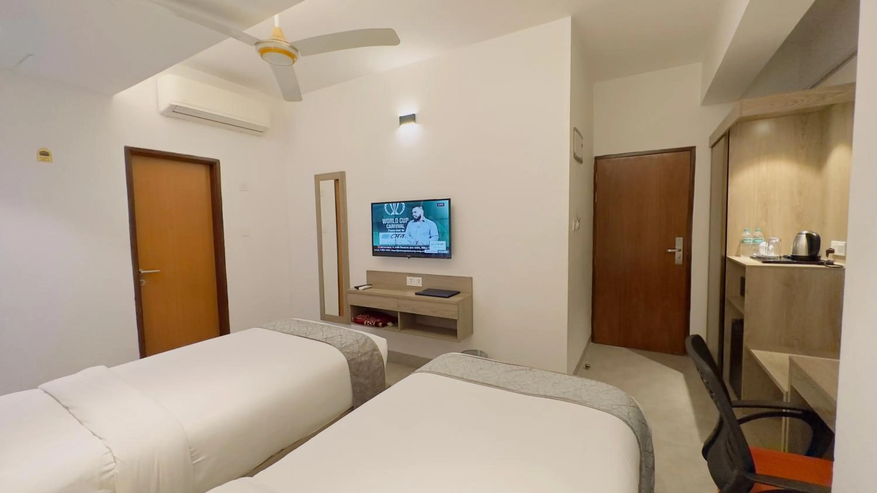 Bed in Priyo Nibash Stylish Residential Hotel
