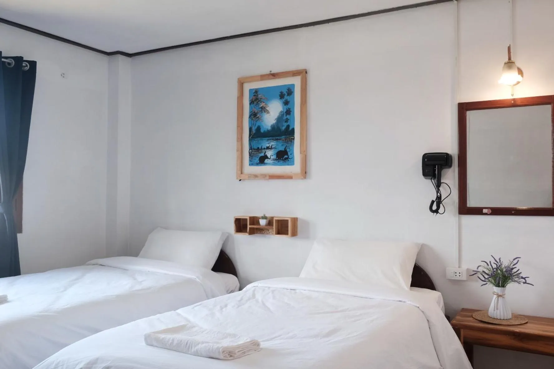 Bed in Sabaydee Guesthouse