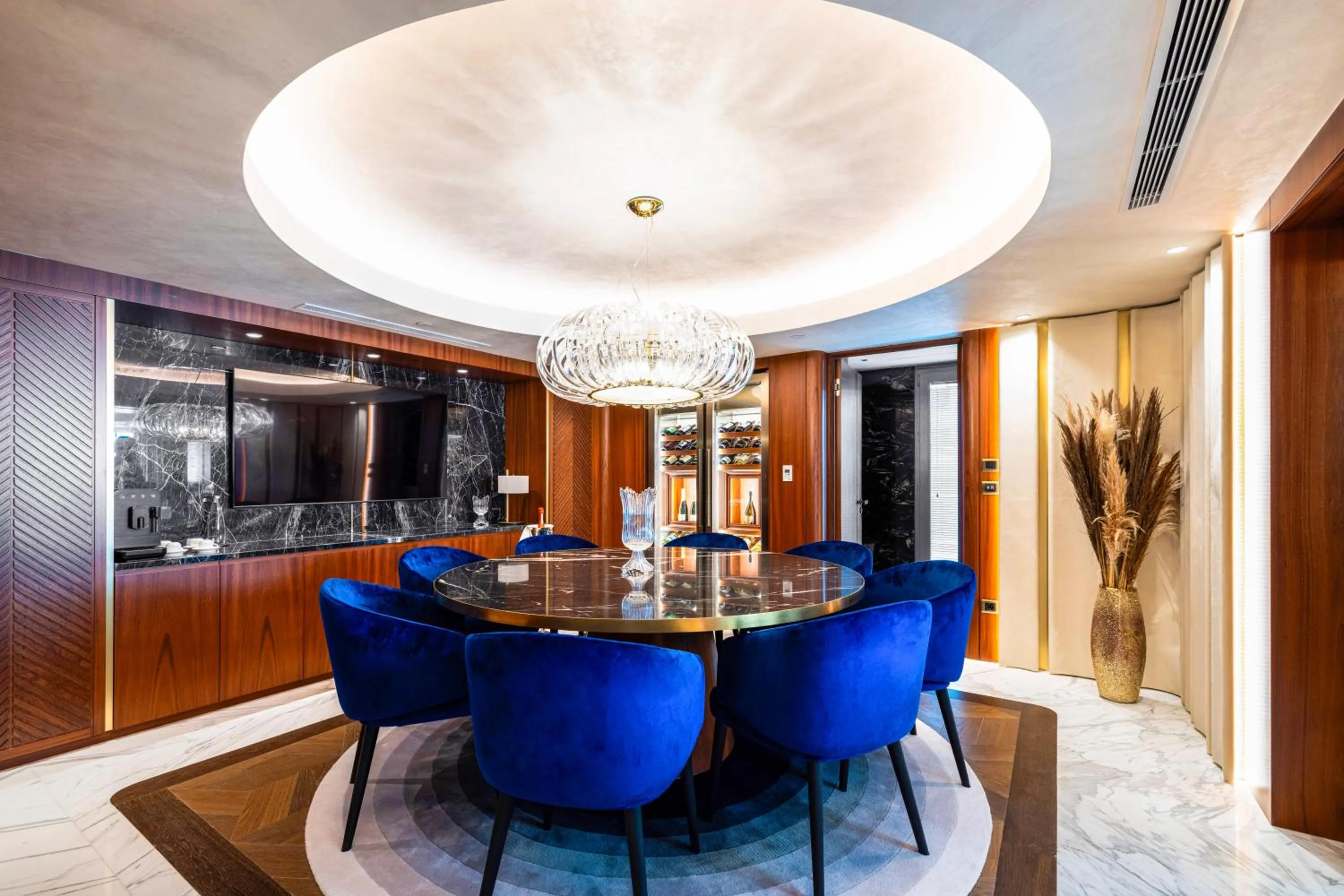 Dining area in The Maestro Hotel