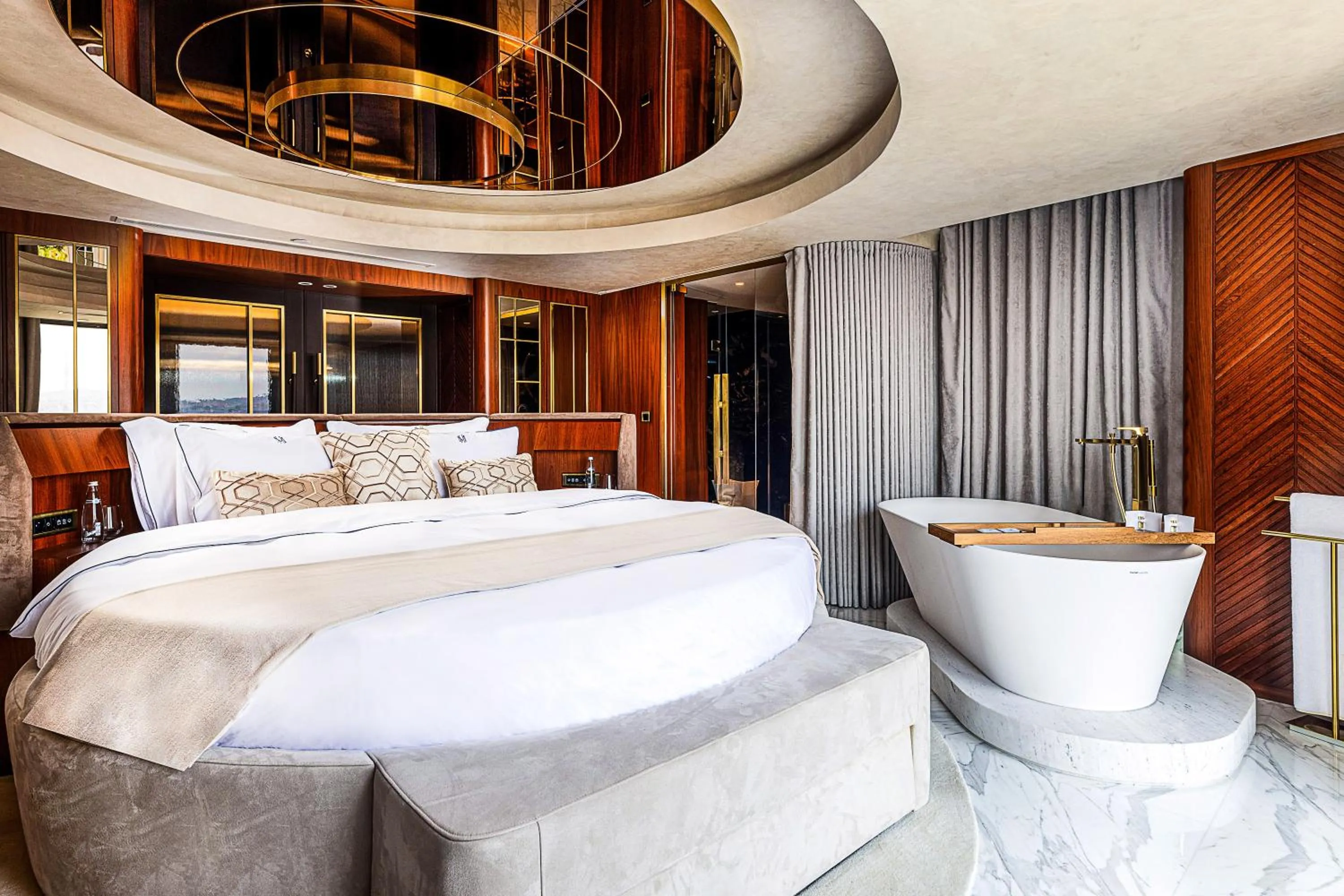 Bed in The Maestro Hotel