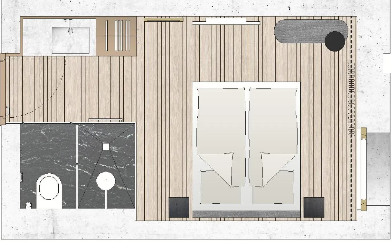 Photo of the whole room in Das Flint