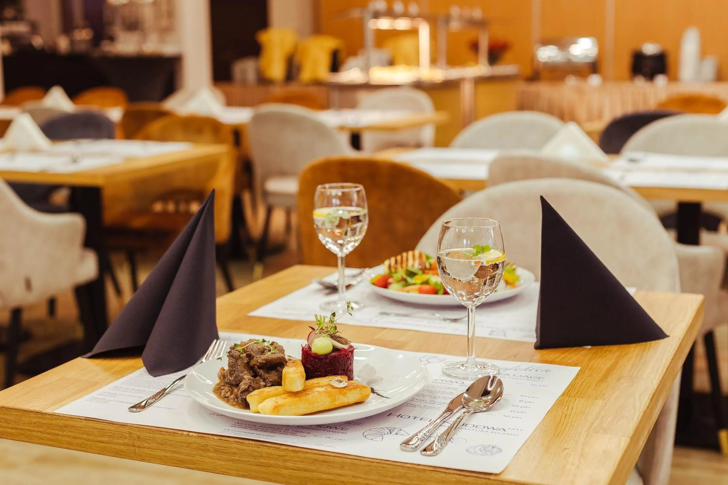 Restaurant/places to eat in Hotel Kudowa Manufaktura Relaksu