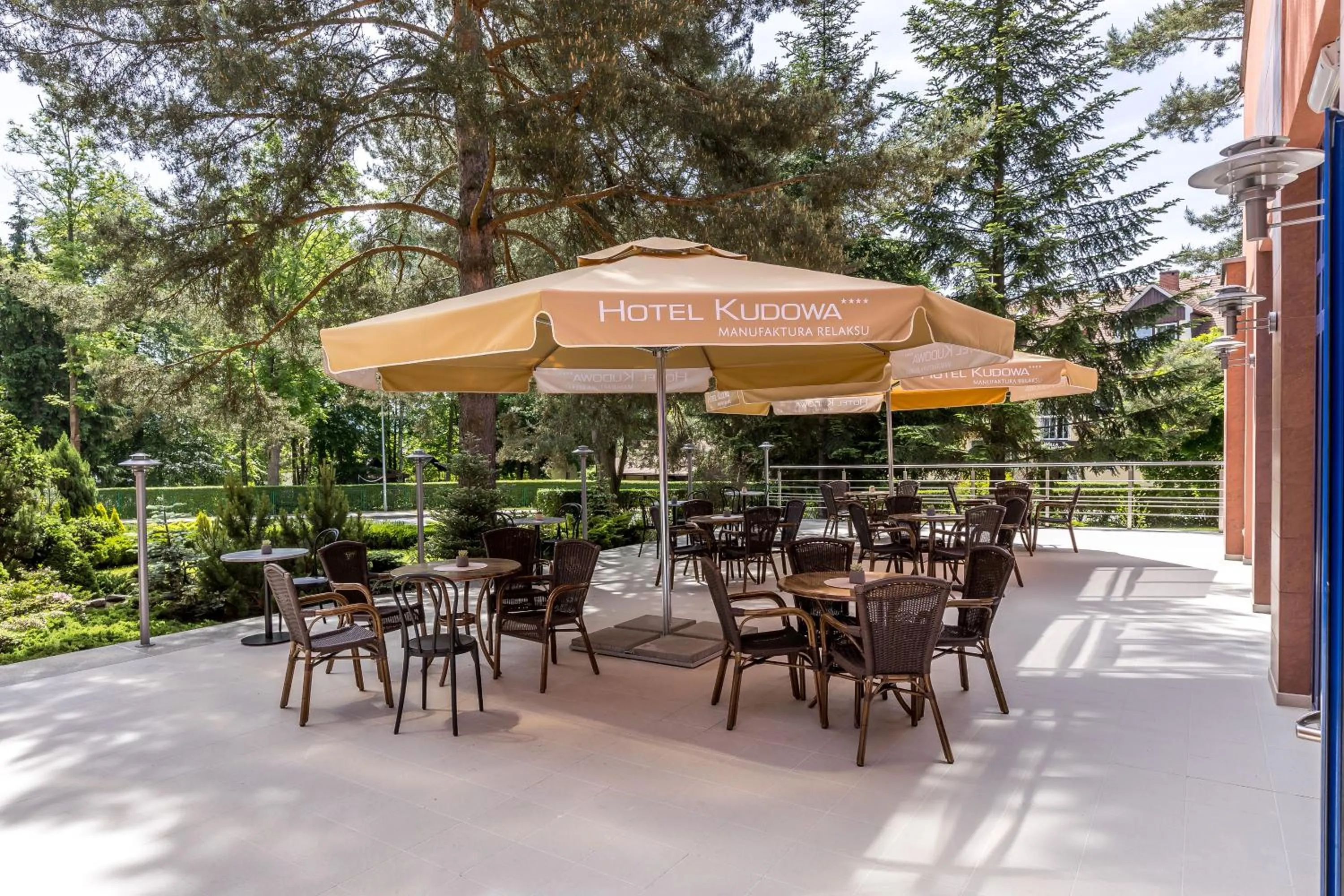 Patio in Hotel Kudowa Manufaktura Relaksu