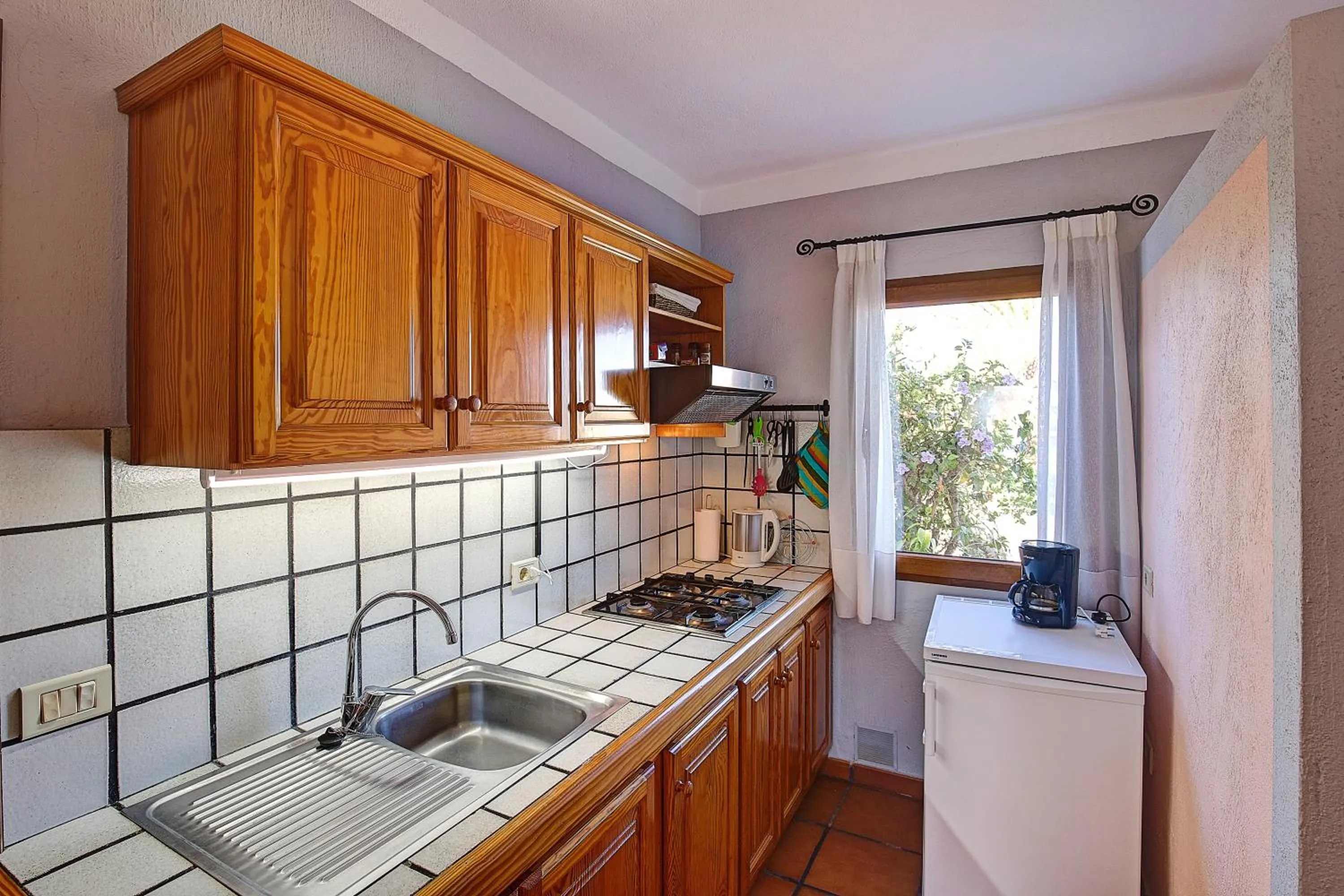 Kitchen or kitchenette in Finca Marina BuenVivir