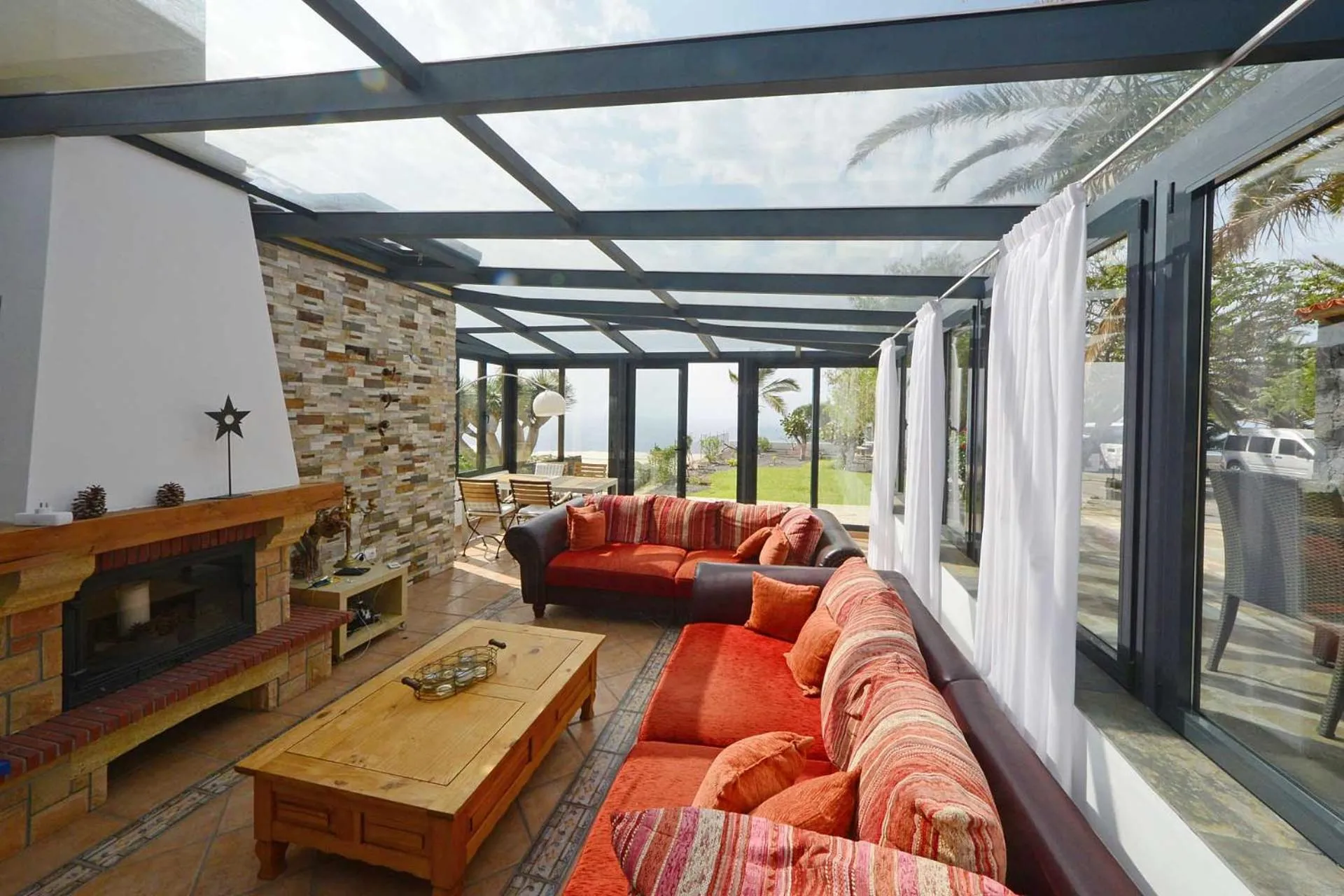Living room in Finca Marina BuenVivir