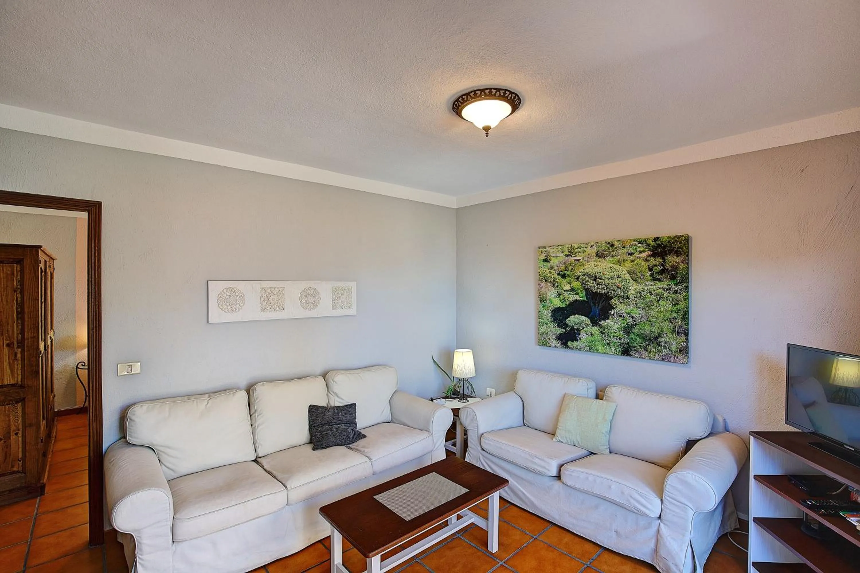 Living room in Finca Marina BuenVivir