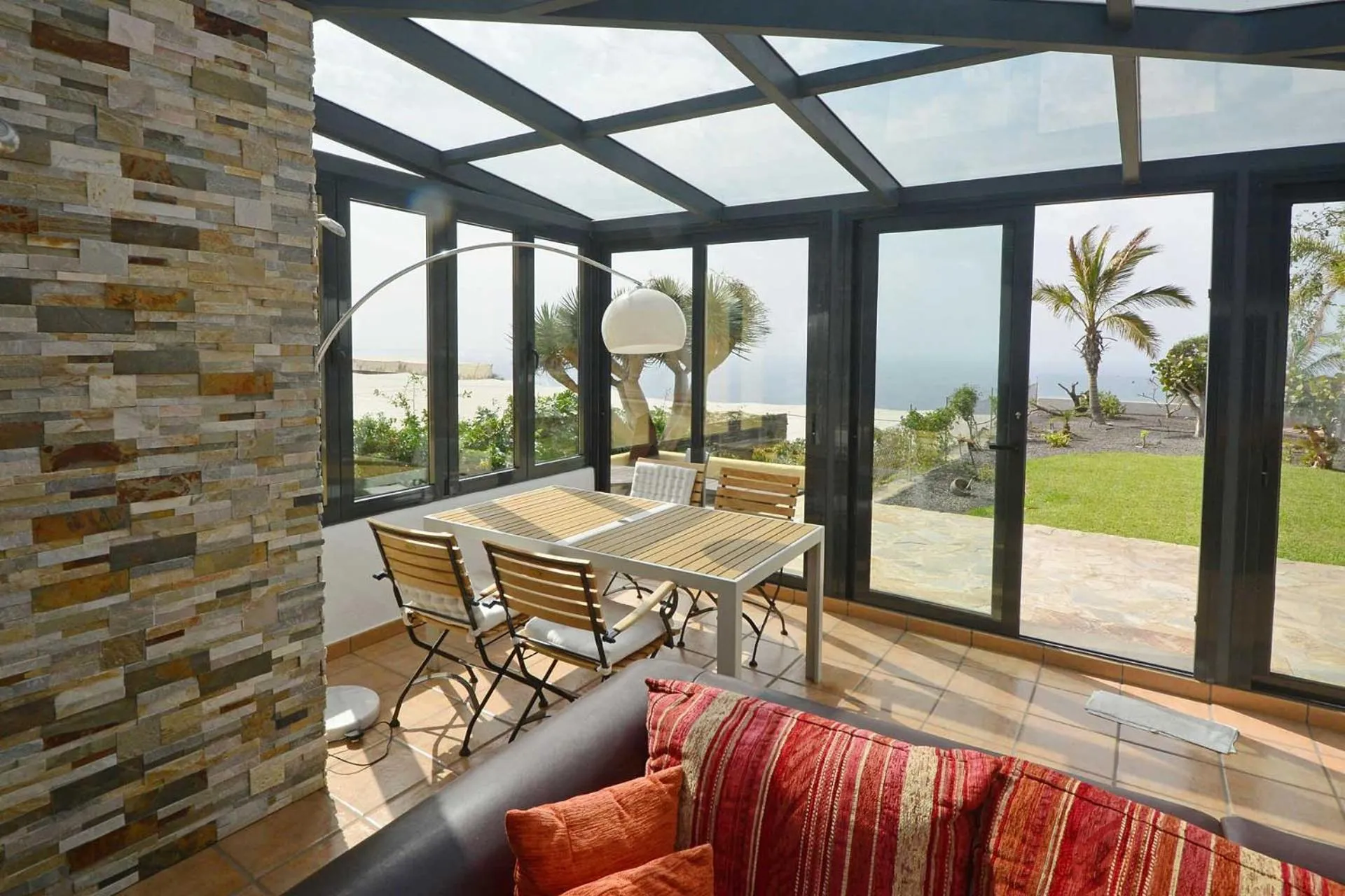 Dining area in Finca Marina BuenVivir