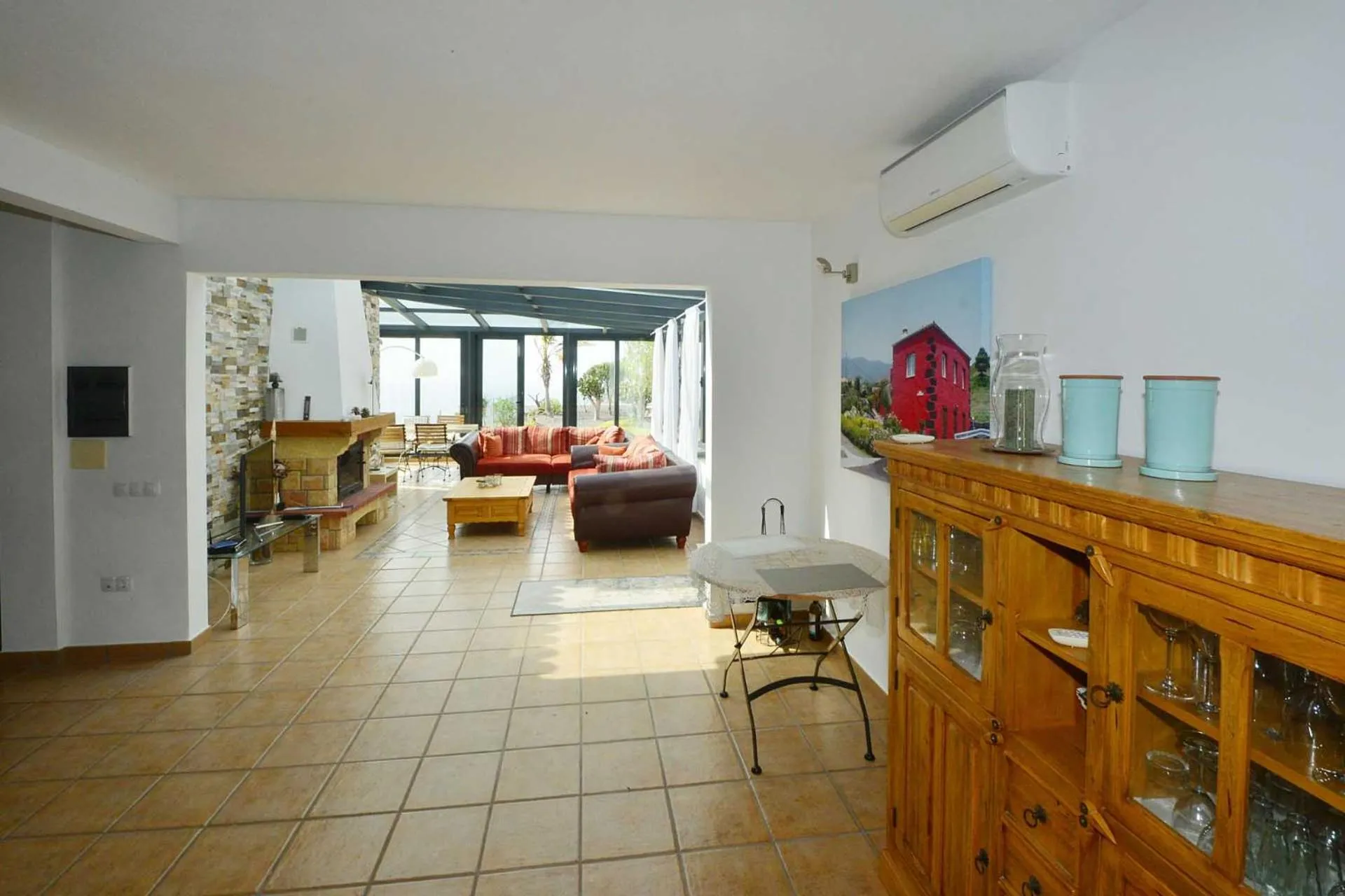Living room in Finca Marina BuenVivir