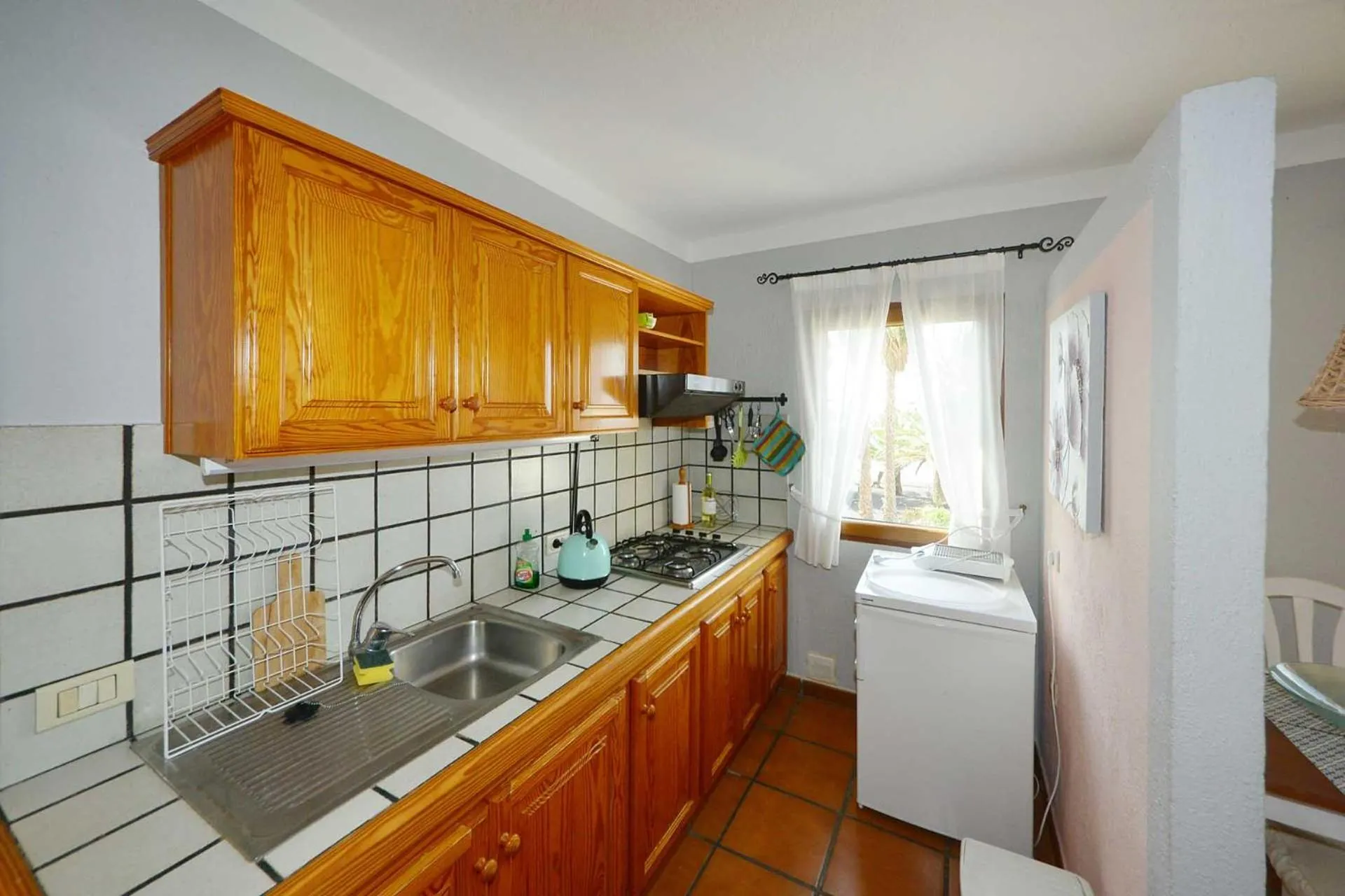 Kitchen or kitchenette in Finca Marina BuenVivir