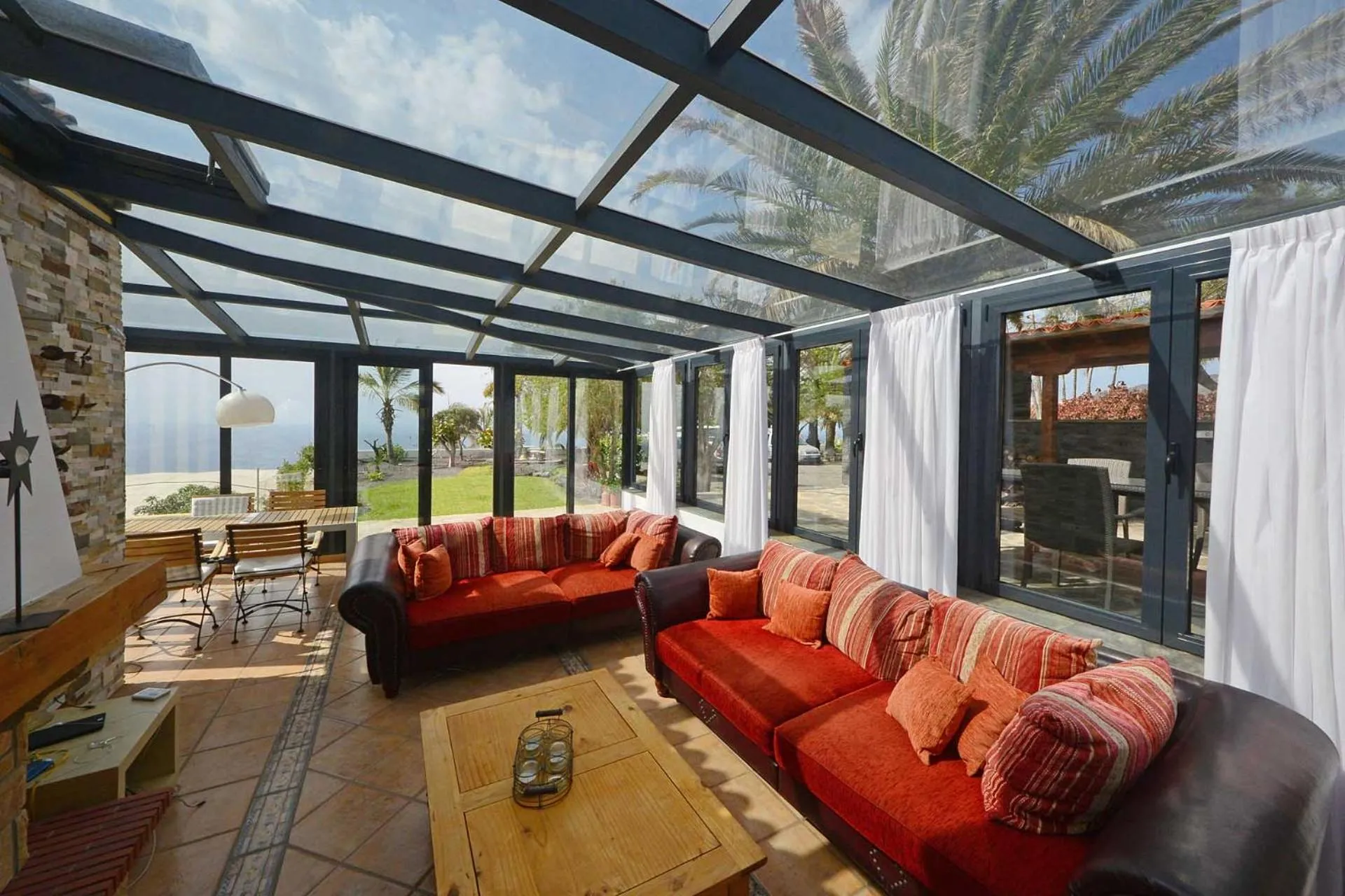 Living room in Finca Marina BuenVivir