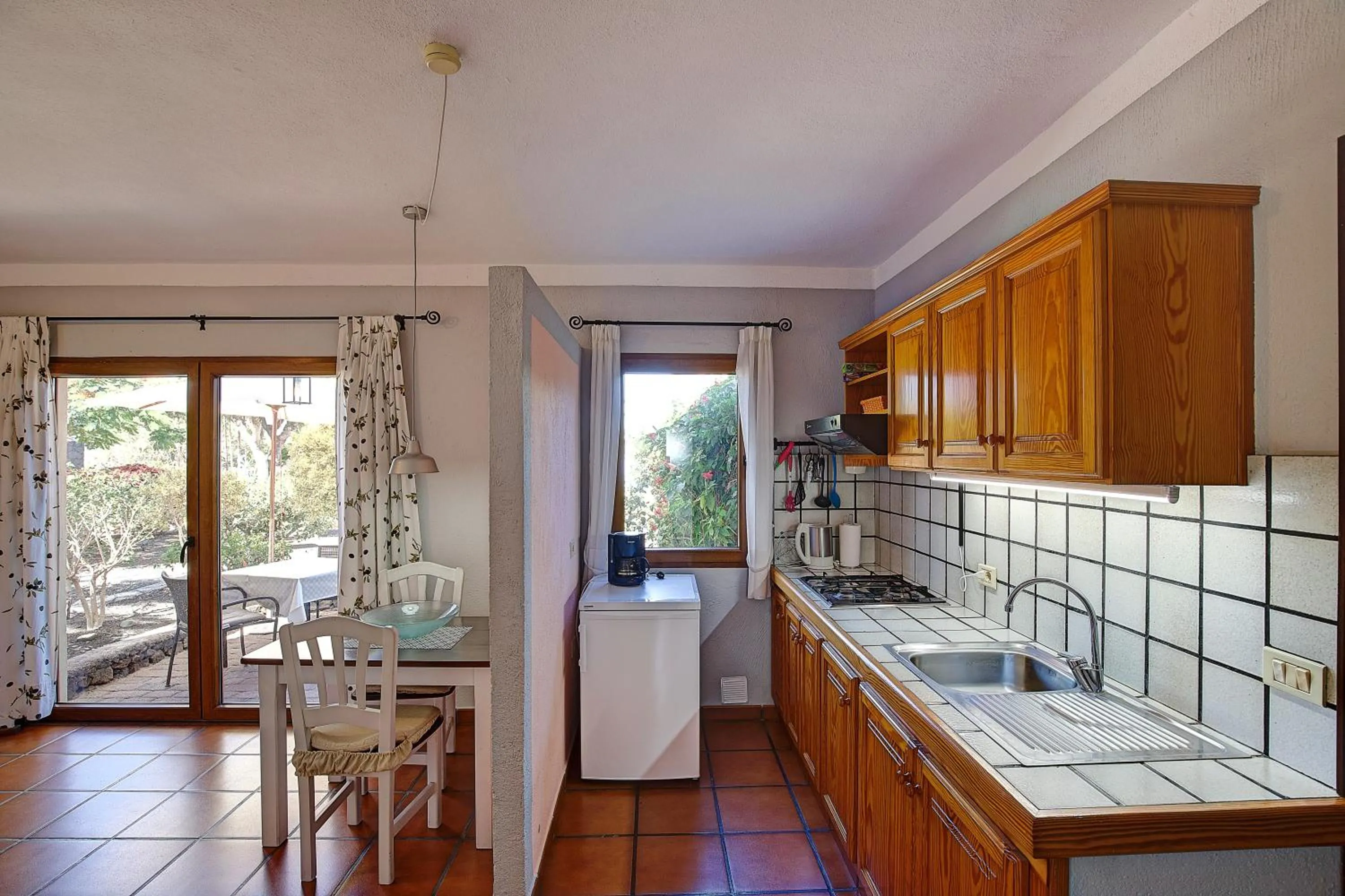 Kitchen or kitchenette in Finca Marina BuenVivir