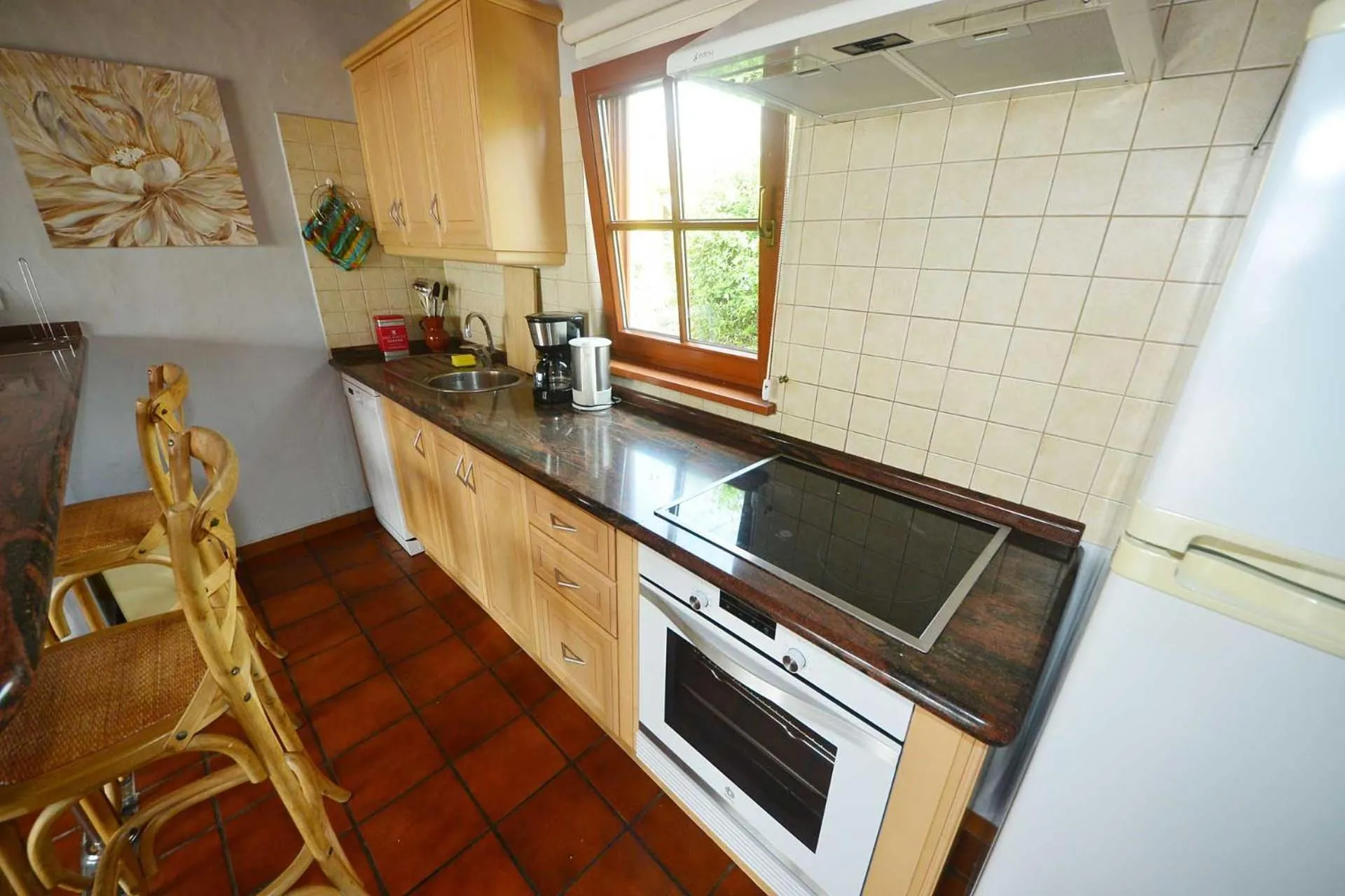 Kitchen or kitchenette in Finca Marina BuenVivir