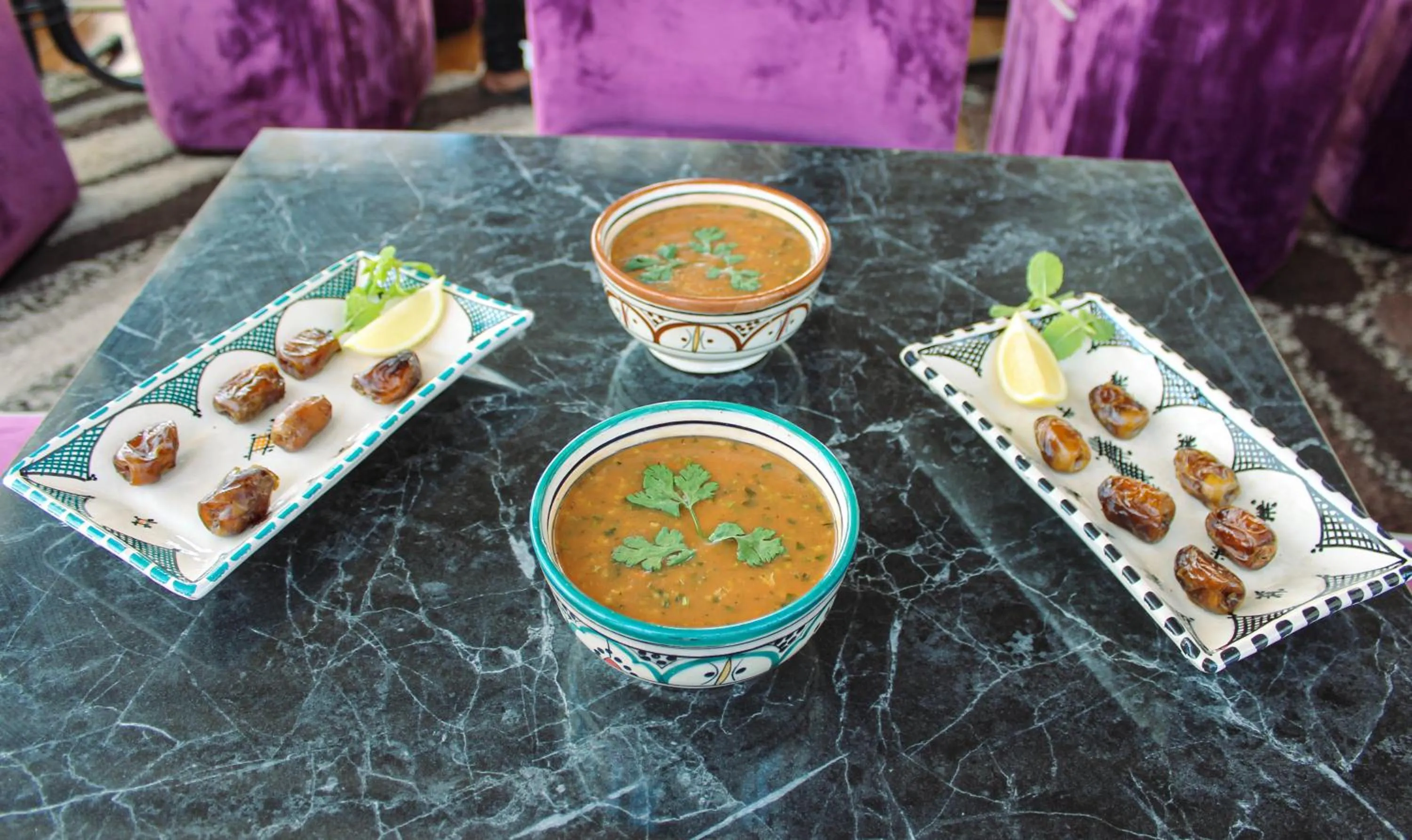 Lunch in Majorel Perle Hôtel Riad Restaurant Picine & Spa