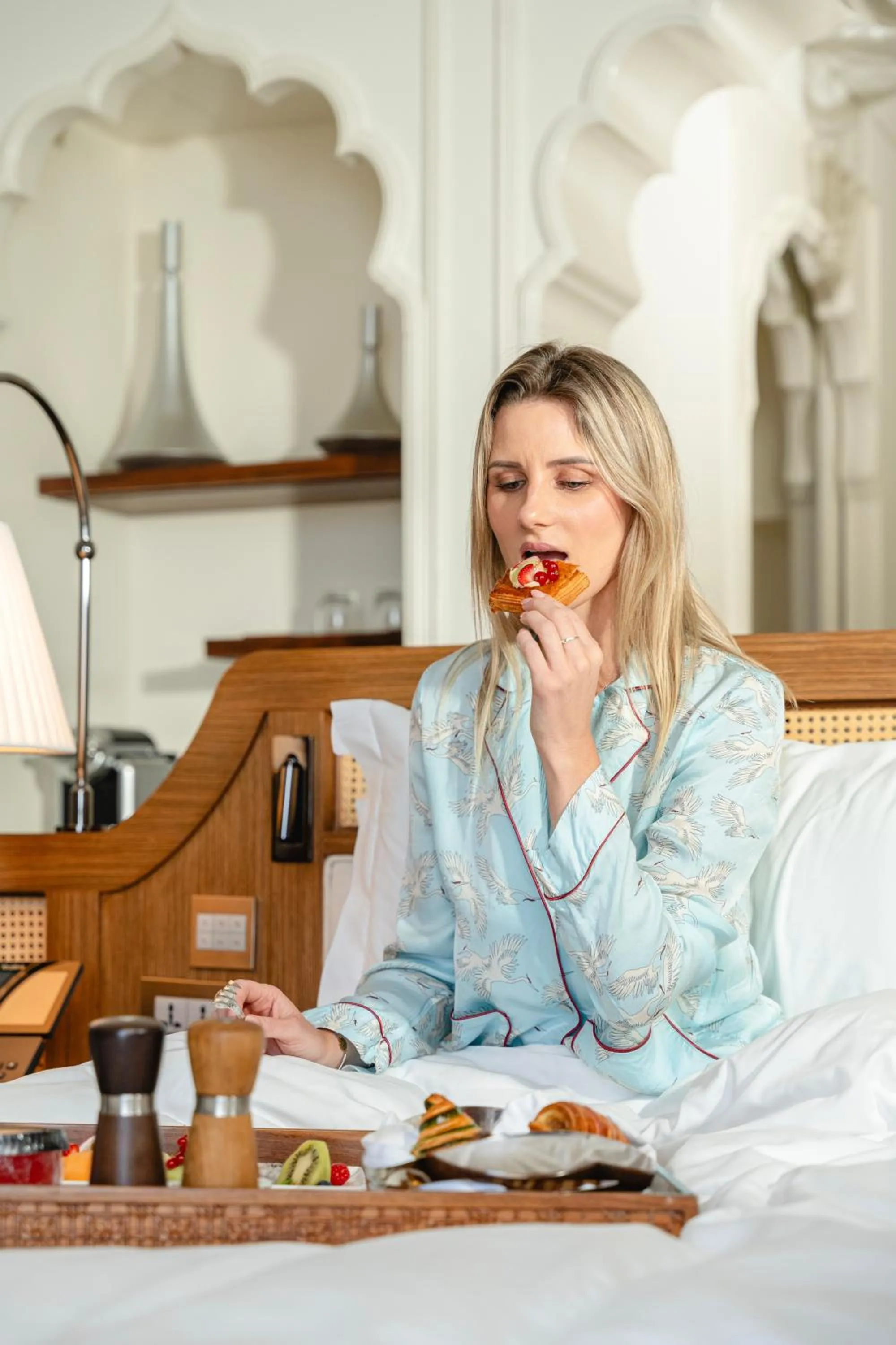 Breakfast, Bed in The Chedi Katara Hotel & Resort