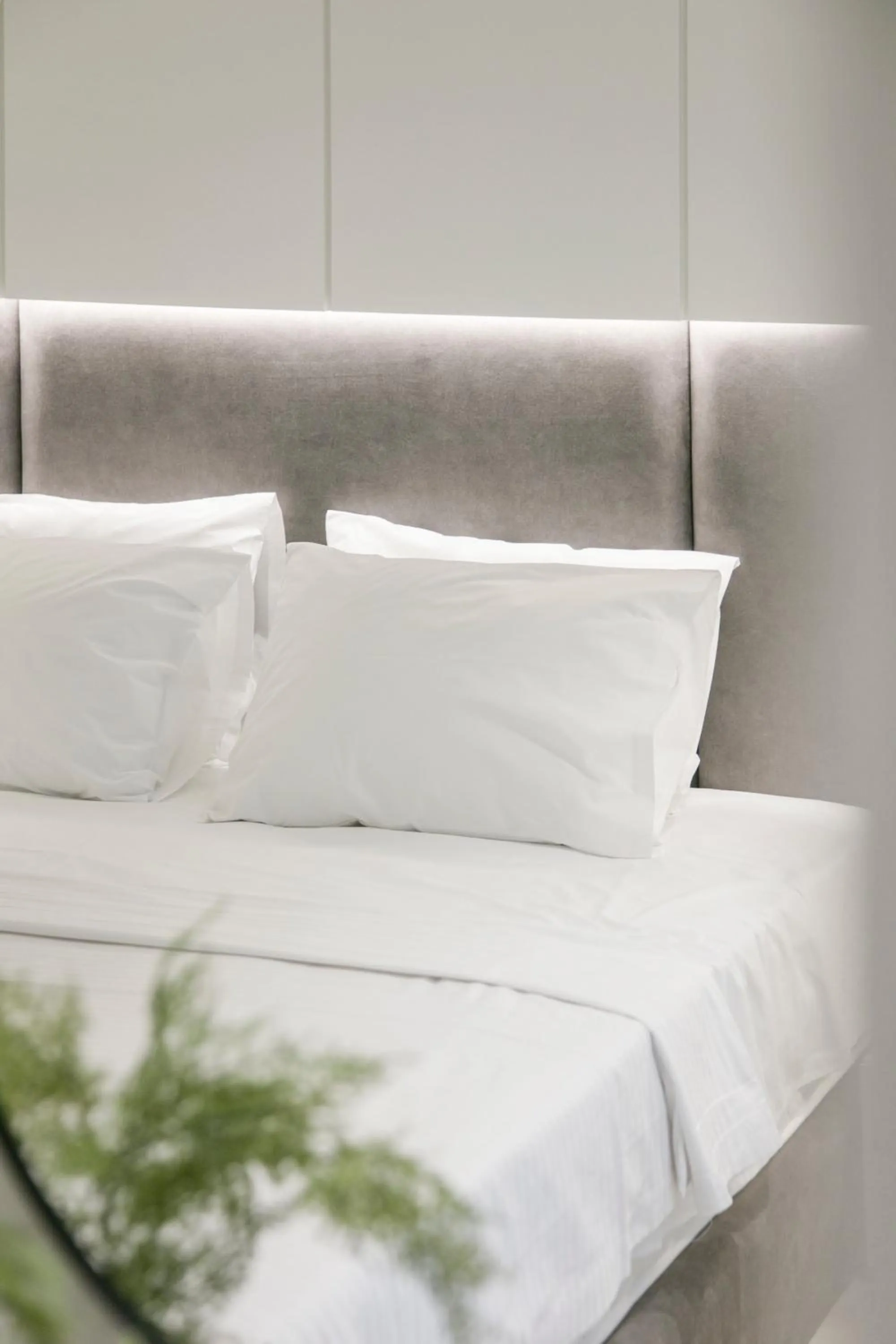 Bed in Ultra Chic Modern 4 Bedrooms Apartment in Athens