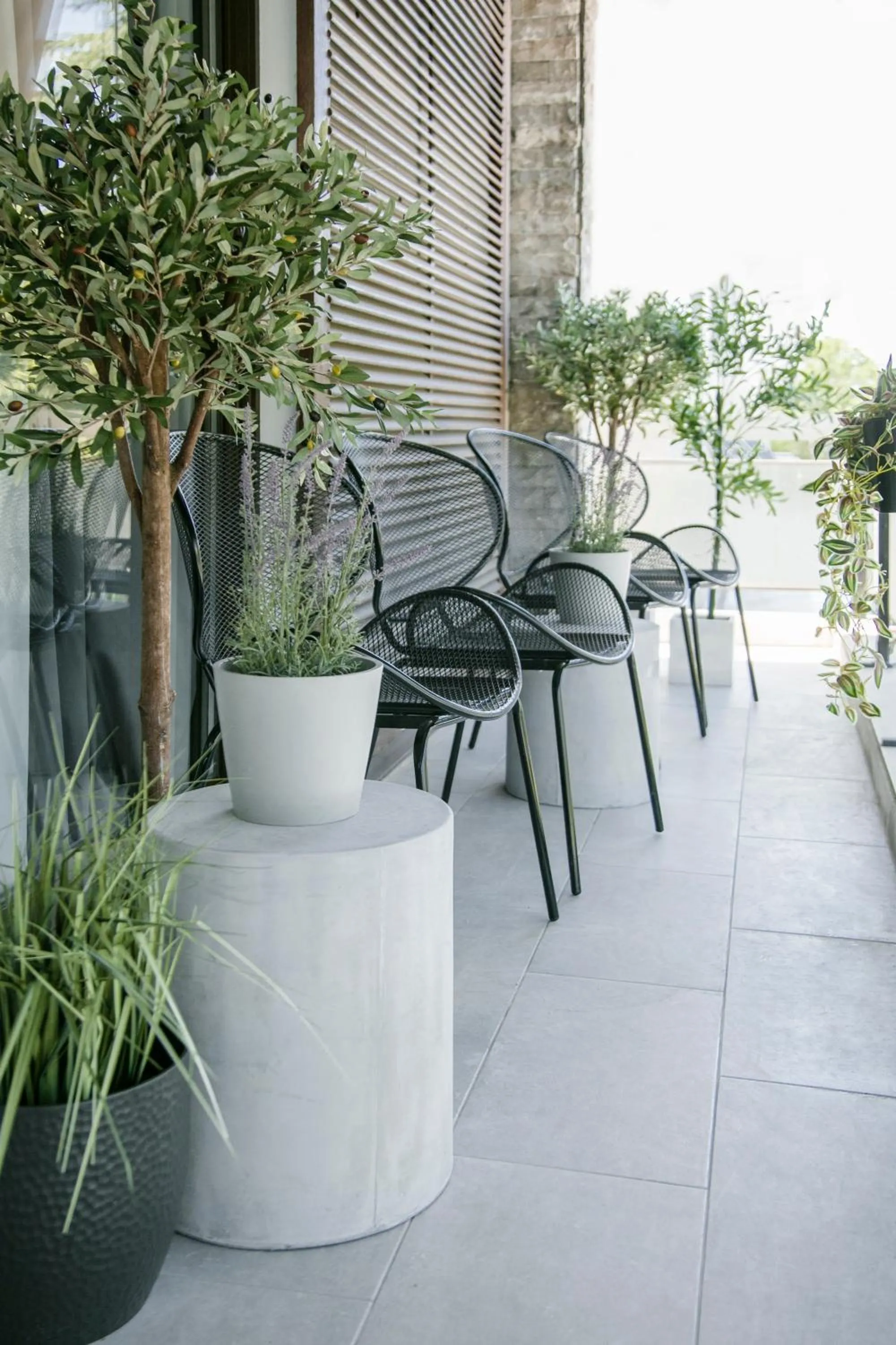 Balcony/Terrace in Ultra Chic Modern 4 Bedrooms Apartment in Athens