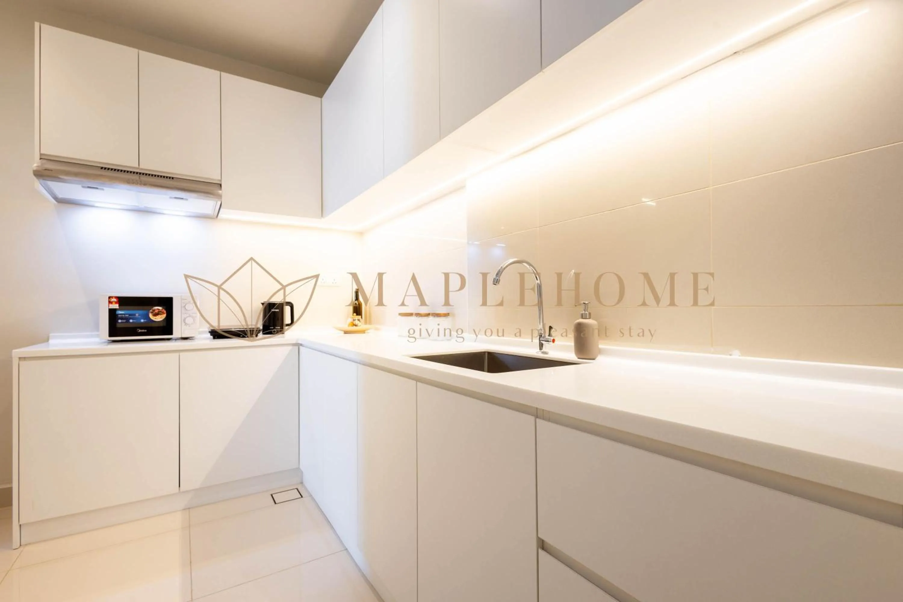 kitchen in The Apple Premier Suites Melaka