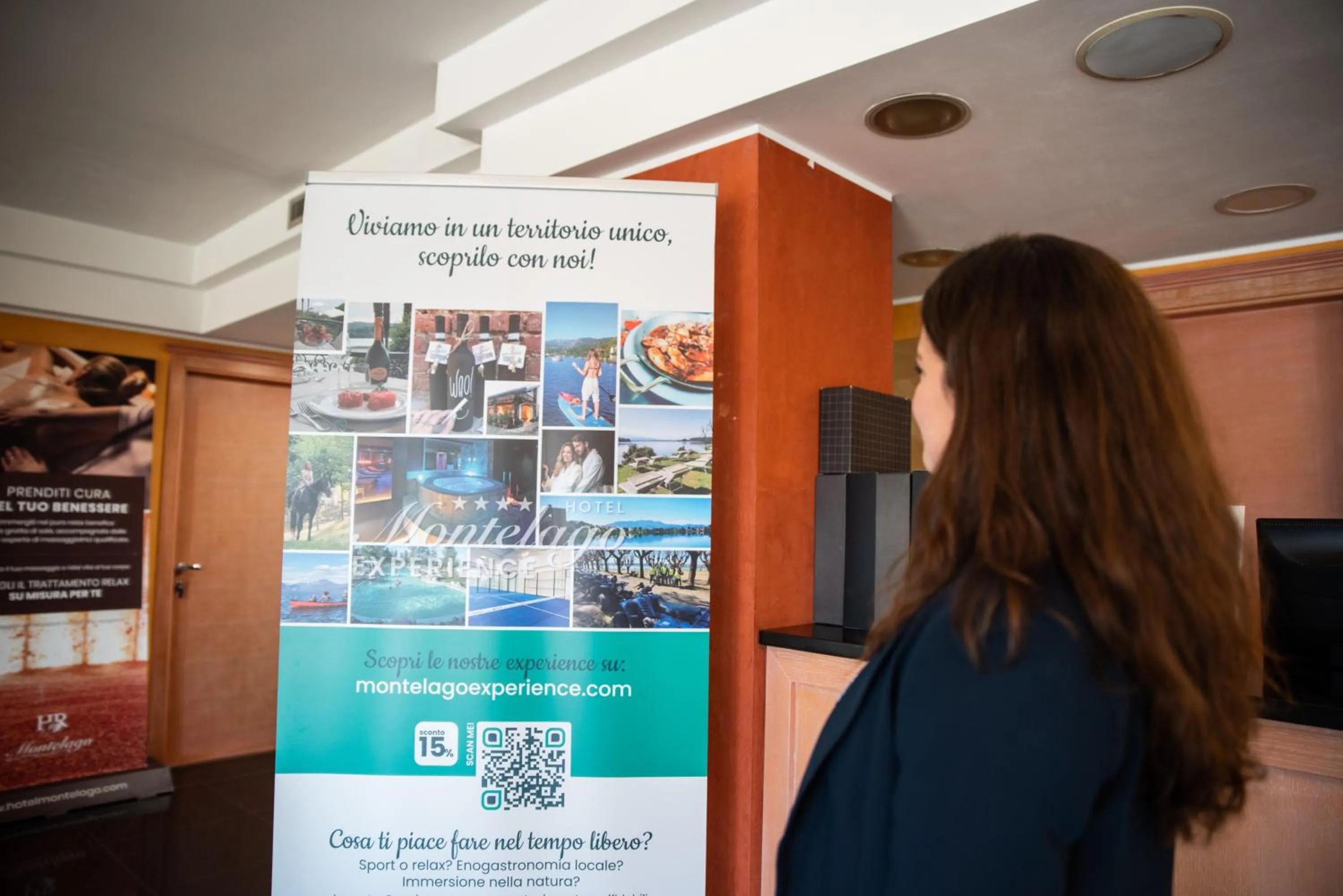 Lobby or reception in Hotel Residence Montelago