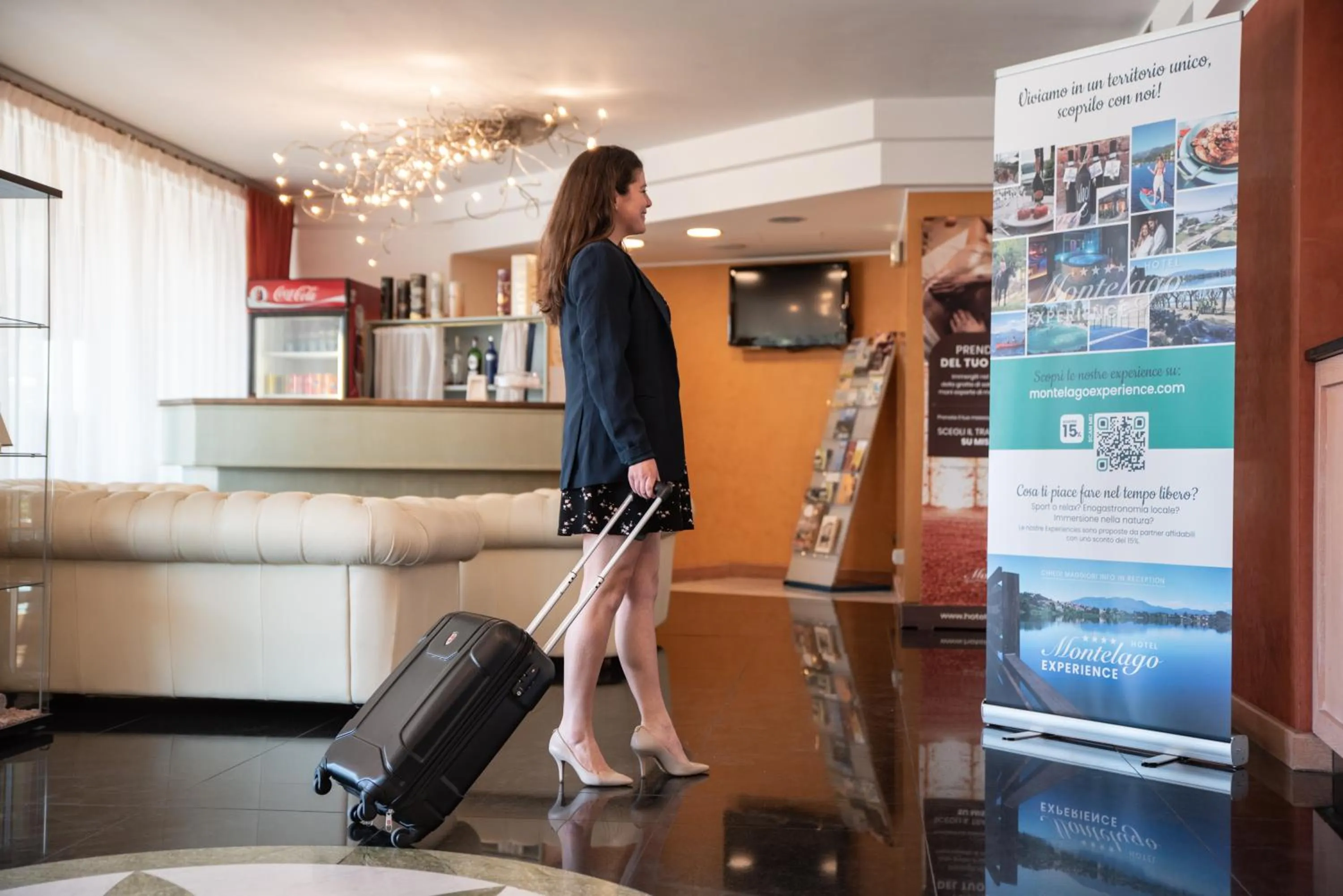 Lobby or reception in Hotel Residence Montelago